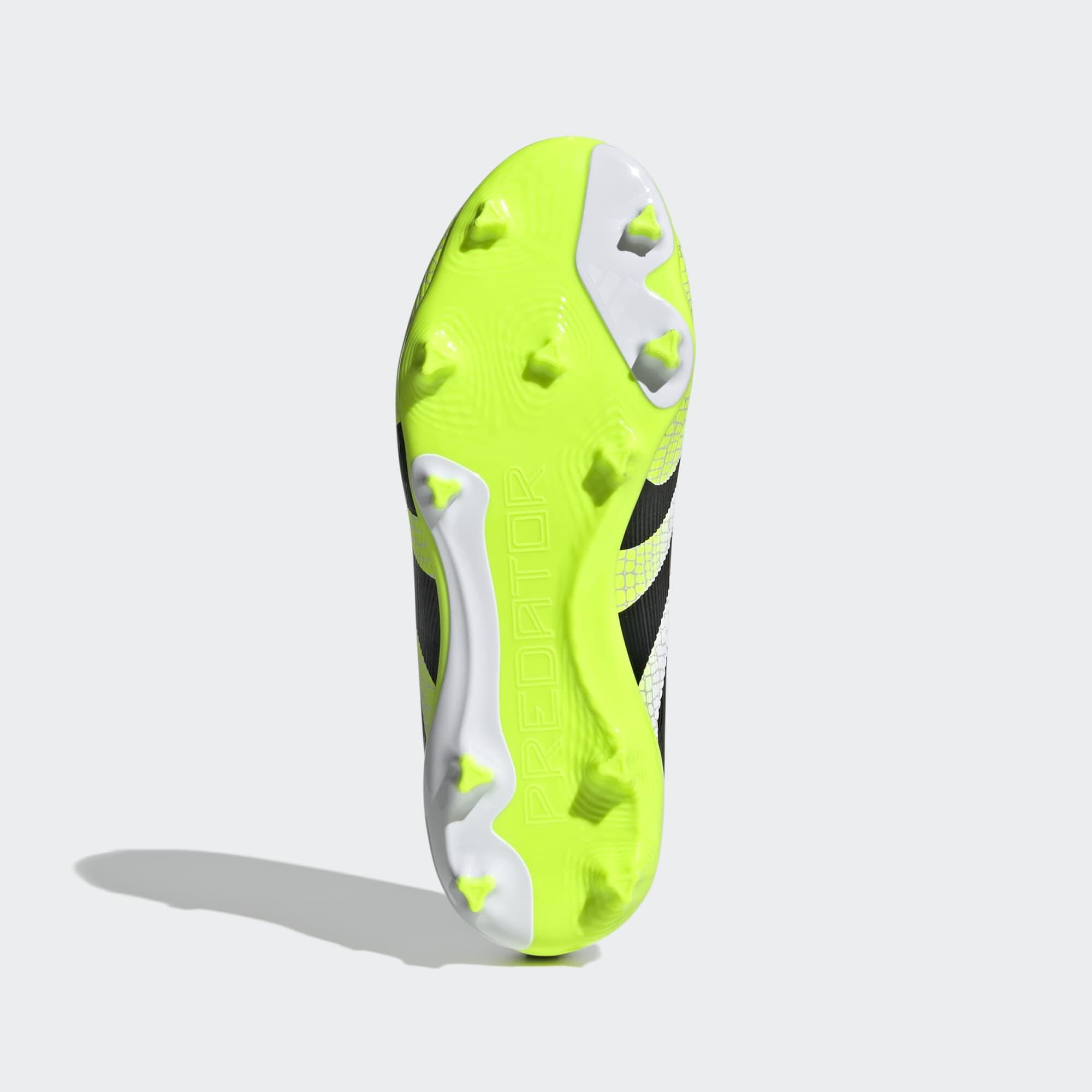 Chuteiras de Futebol Predator League Laceless FG/MG Criança Branco/Verde 6/10