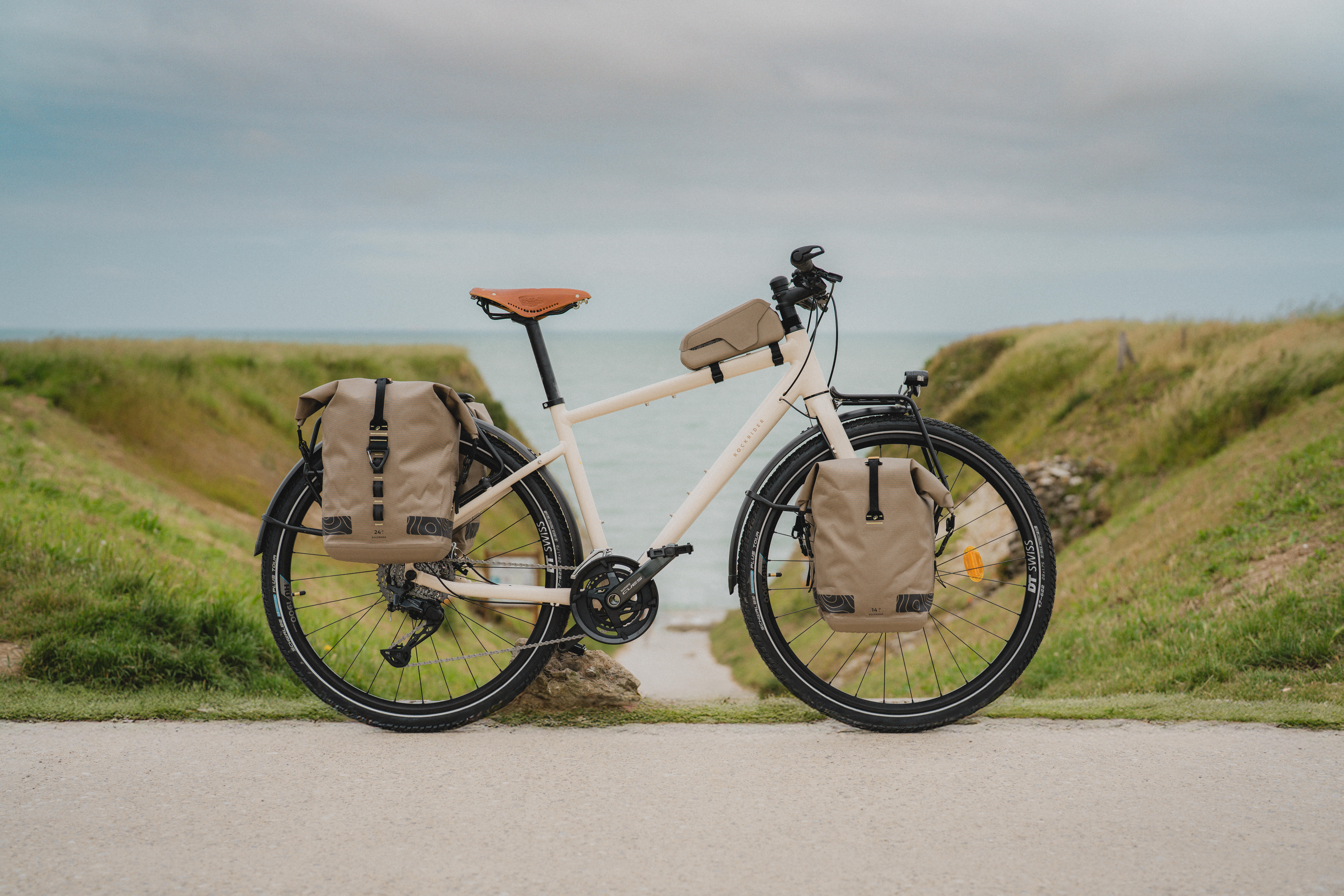 Bikepacking Watertight Top Tube Bag 1 L - ADVT 900 - ROCKRIDER