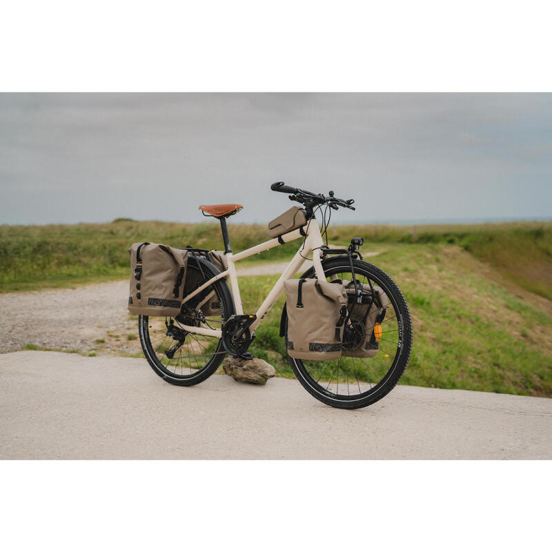 Sacoche porte bagage voyage à vélo 24L étanche IPX6, ADVT 900