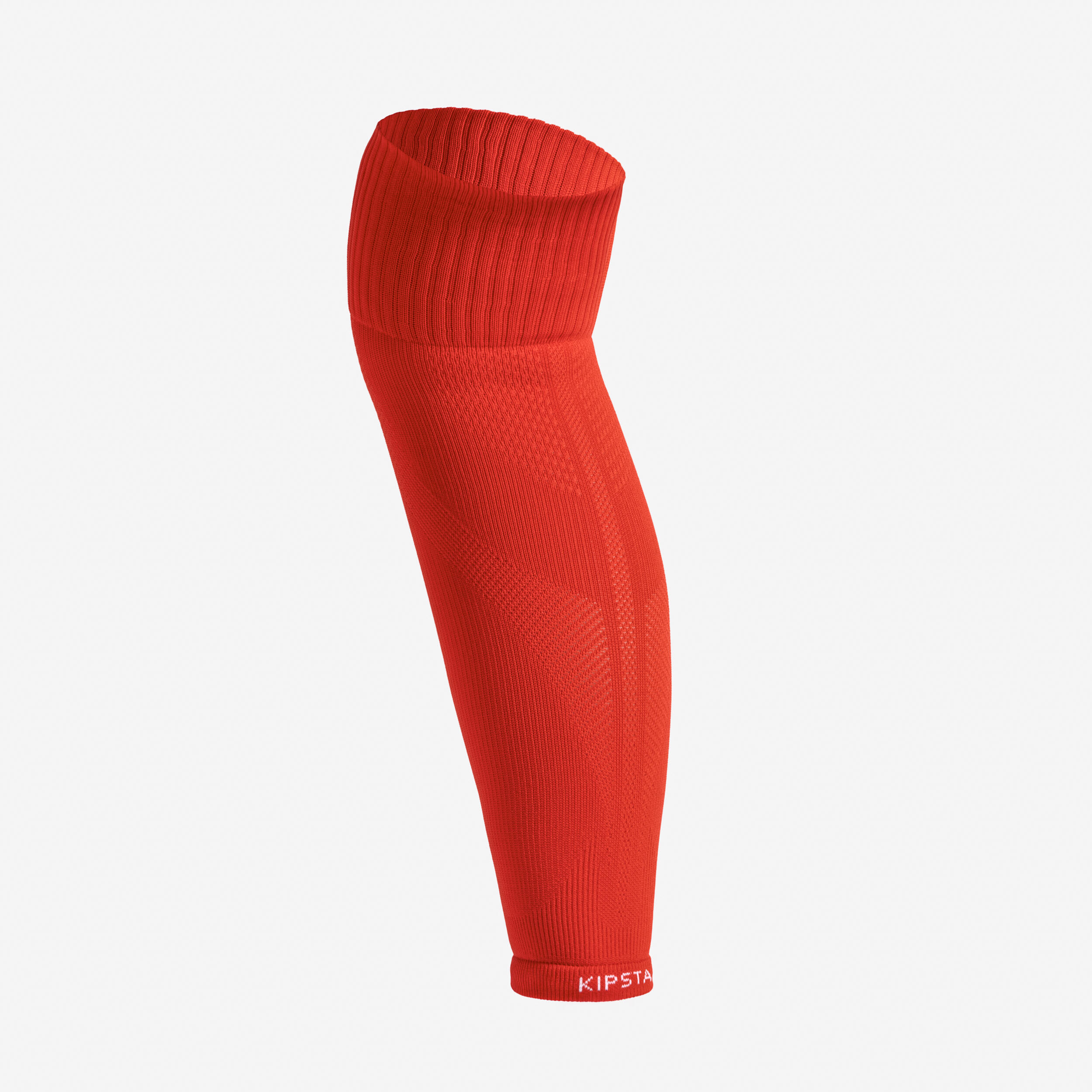Chaussettes de football sans-pied rouge 2/2