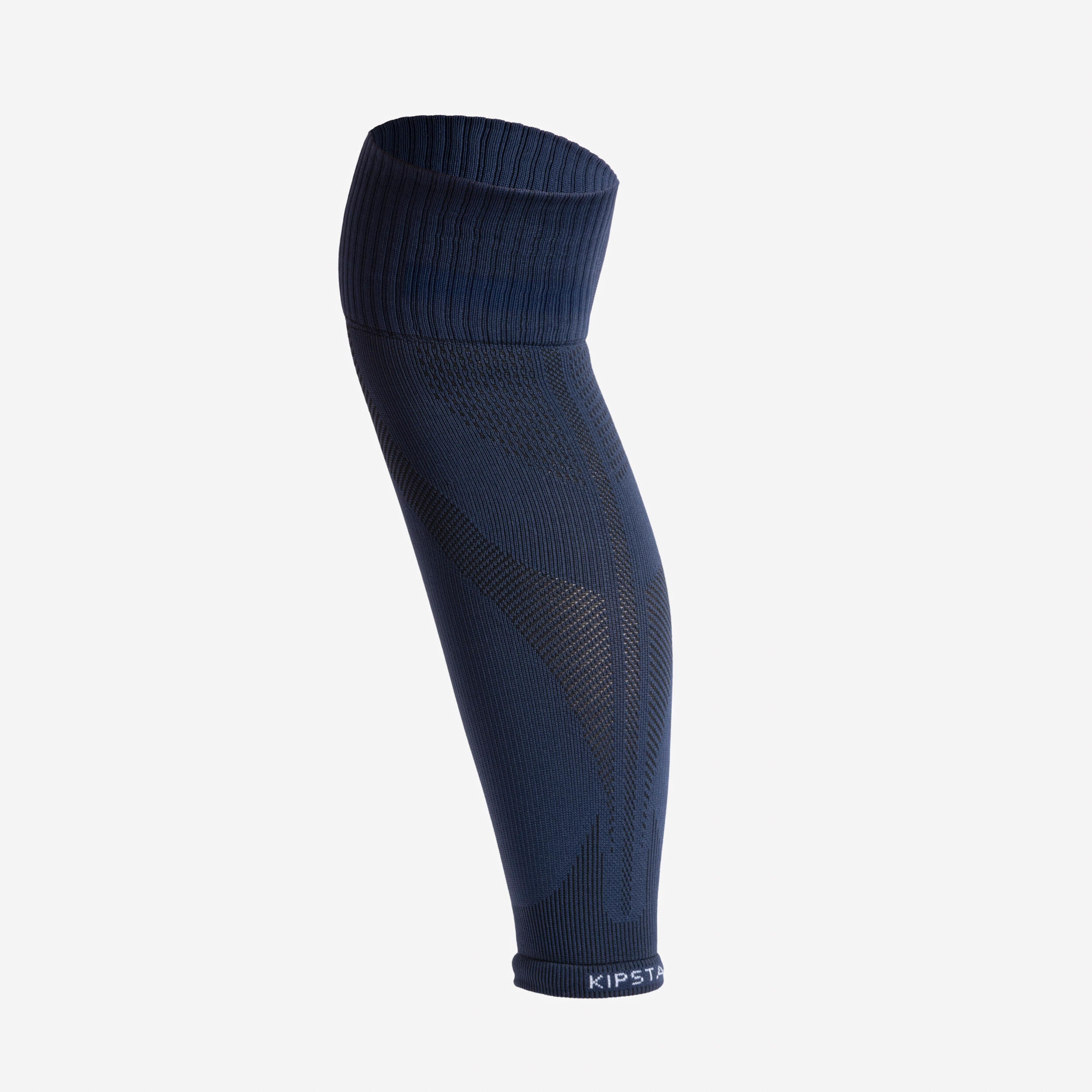 Chaussettes de football sans-pied marine 2/2