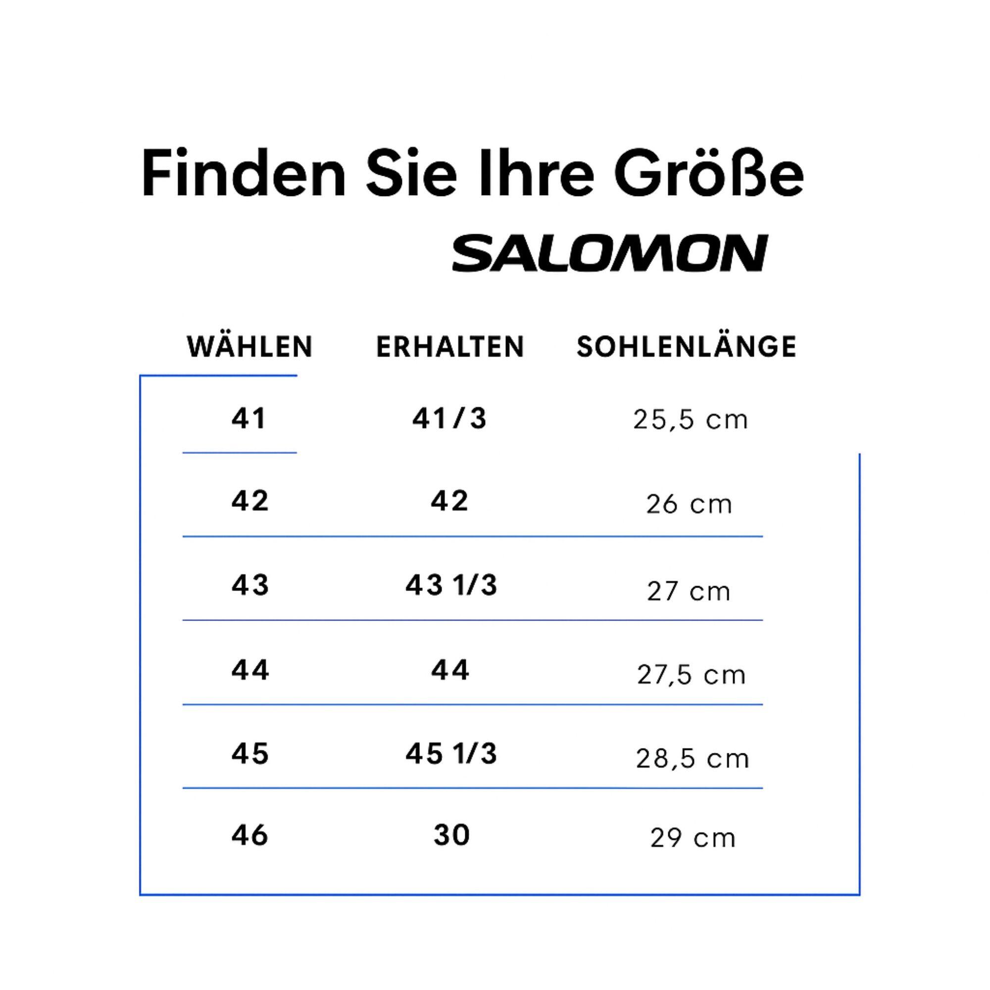 Gebraucht - Wanderschuhe Herren wasserdicht Wandern - Salomon Saliba 5/15