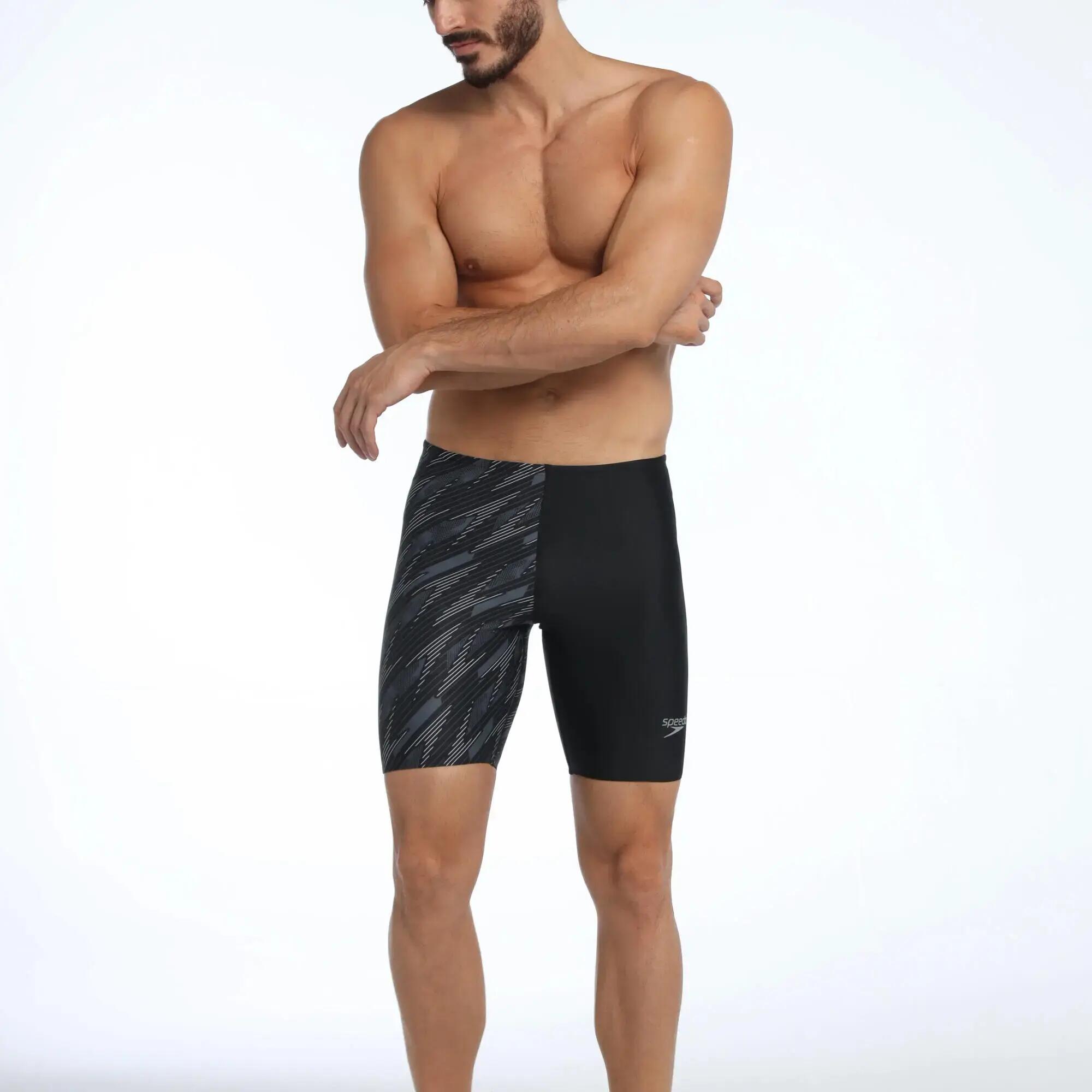 Traje de baño de natación tipo bóxer para Hombre Speedo Boomgrey - Negro/Gris 2/2