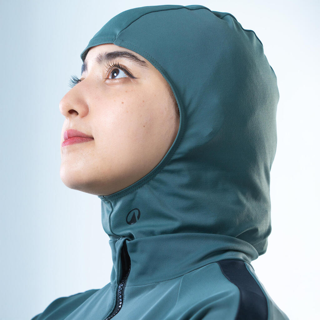 SWIMMING HIJAB 100 DARK KHAKI