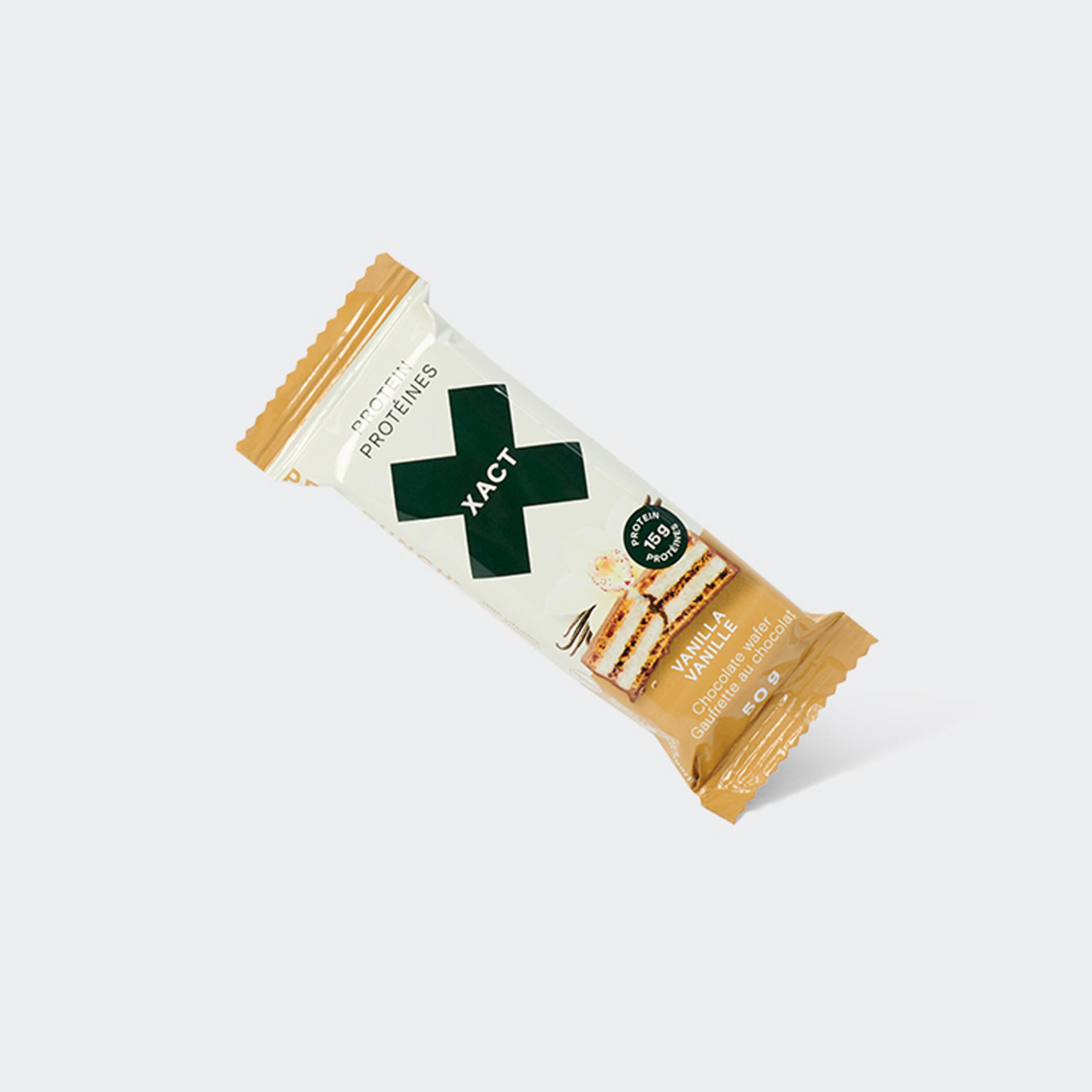 Xact Gaufrette protéinée Vanille - XACT NUTRITION