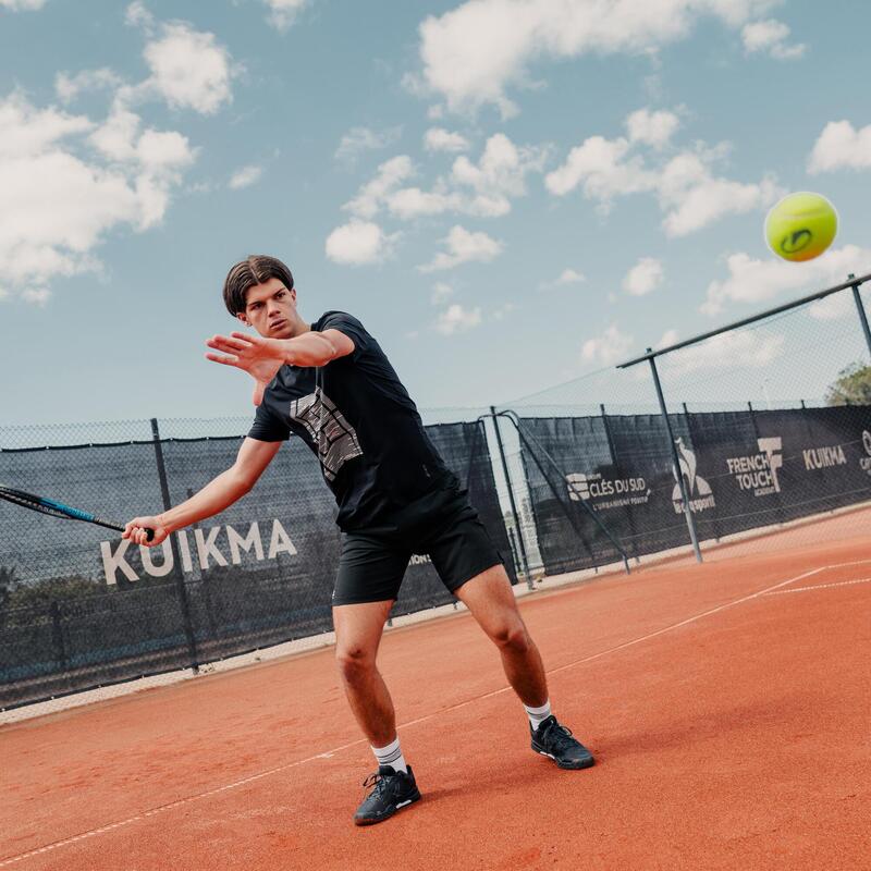 Minge de tenis versatilă, tub cu 4 mingi, Kuikma all court pro