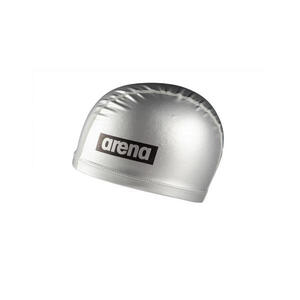 Gorro natación tela revestida silicona plateado talla única - CD