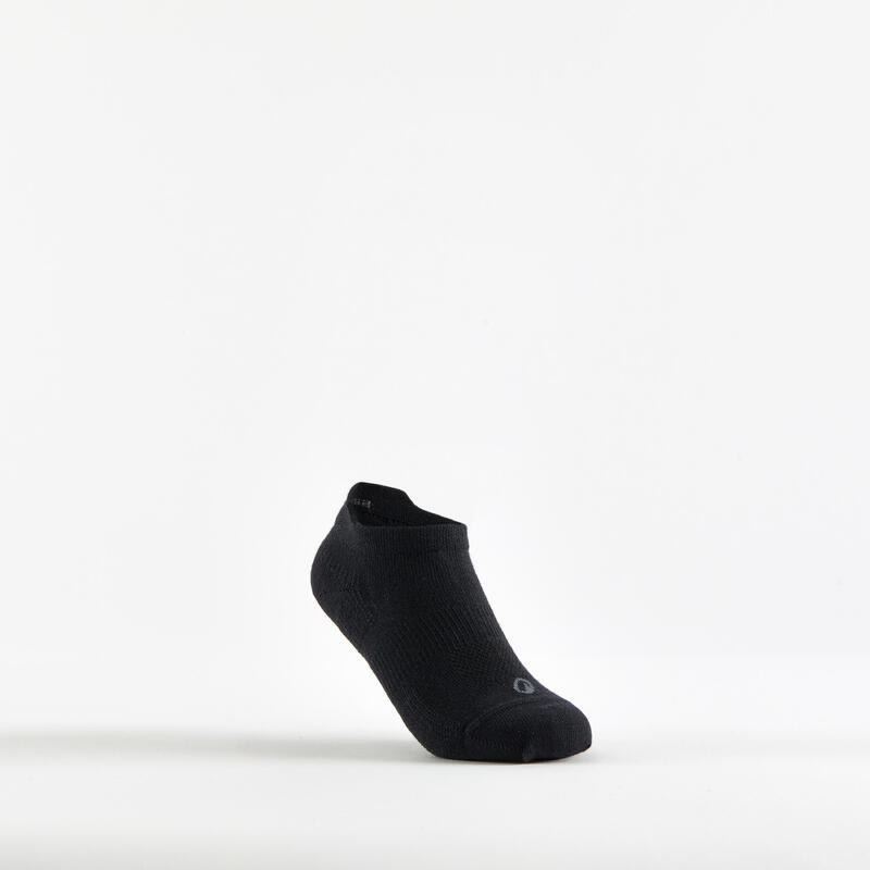 Çocuk Spor Çorabı - Kısa Konçlu - 3 Çift - Siyah/Siyah/Gri - RS 160