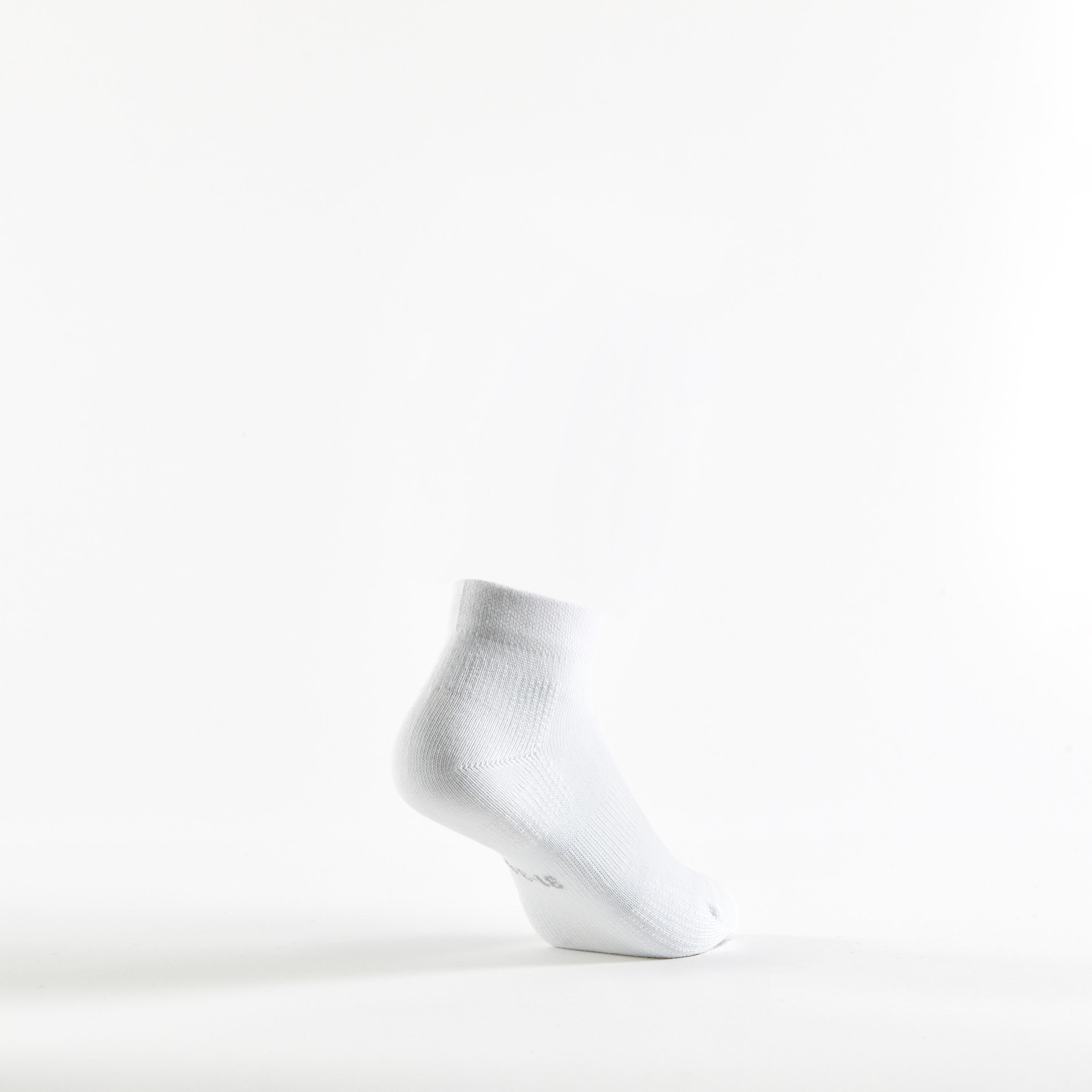 Calcetines media caña de Niños Pack de 3 Artengo RS160 blanco azul 14/19