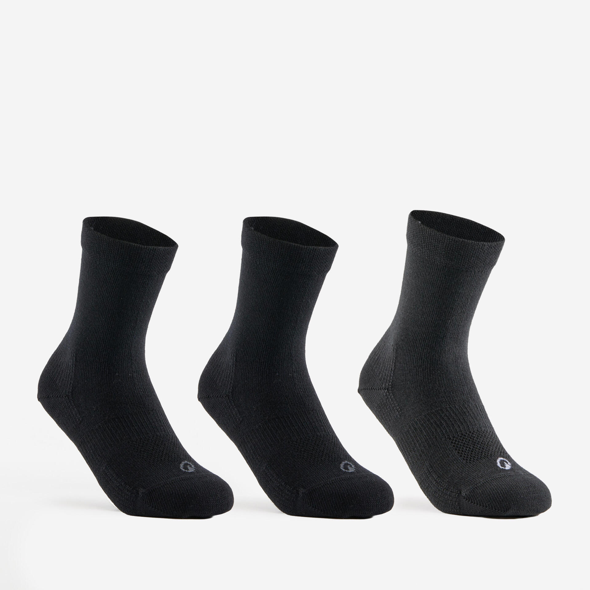 Chaussettes de sport hautes enfant rs 60 noir gris lot de 3. - - - ARTENGO-Decathlon PRO - Clubs - Entreprises - Collectivités - Associations