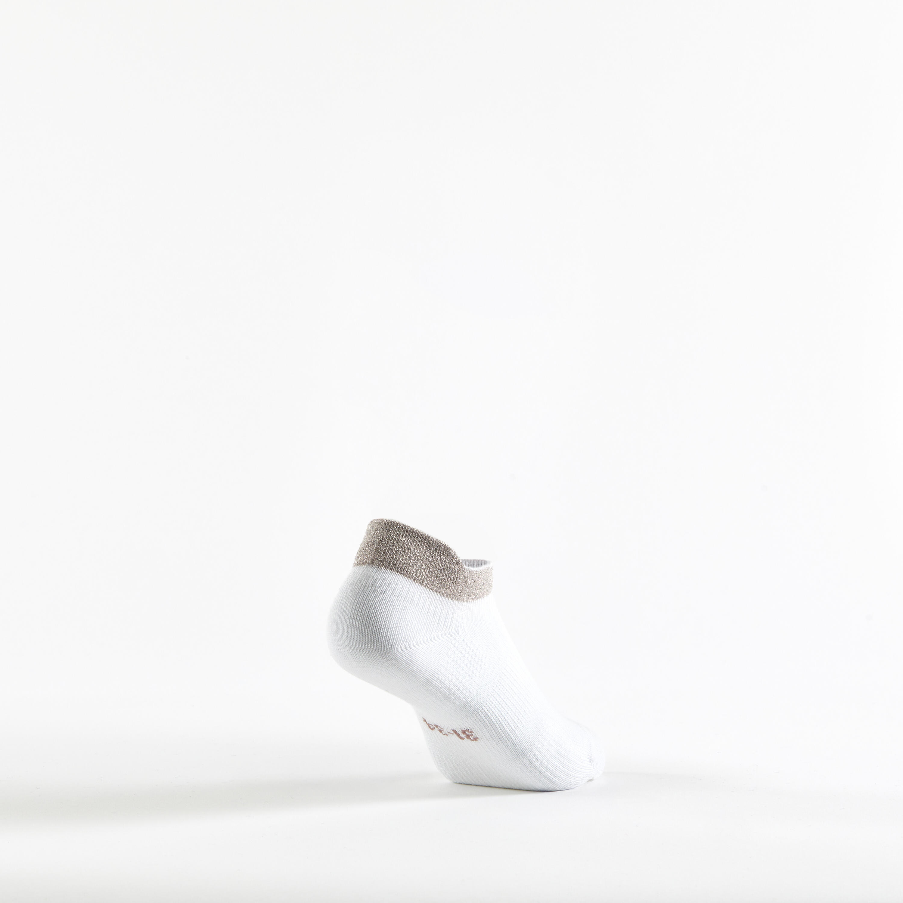 Kids' Low Tennis Socks x3 - RS 160 White - DECATHLON