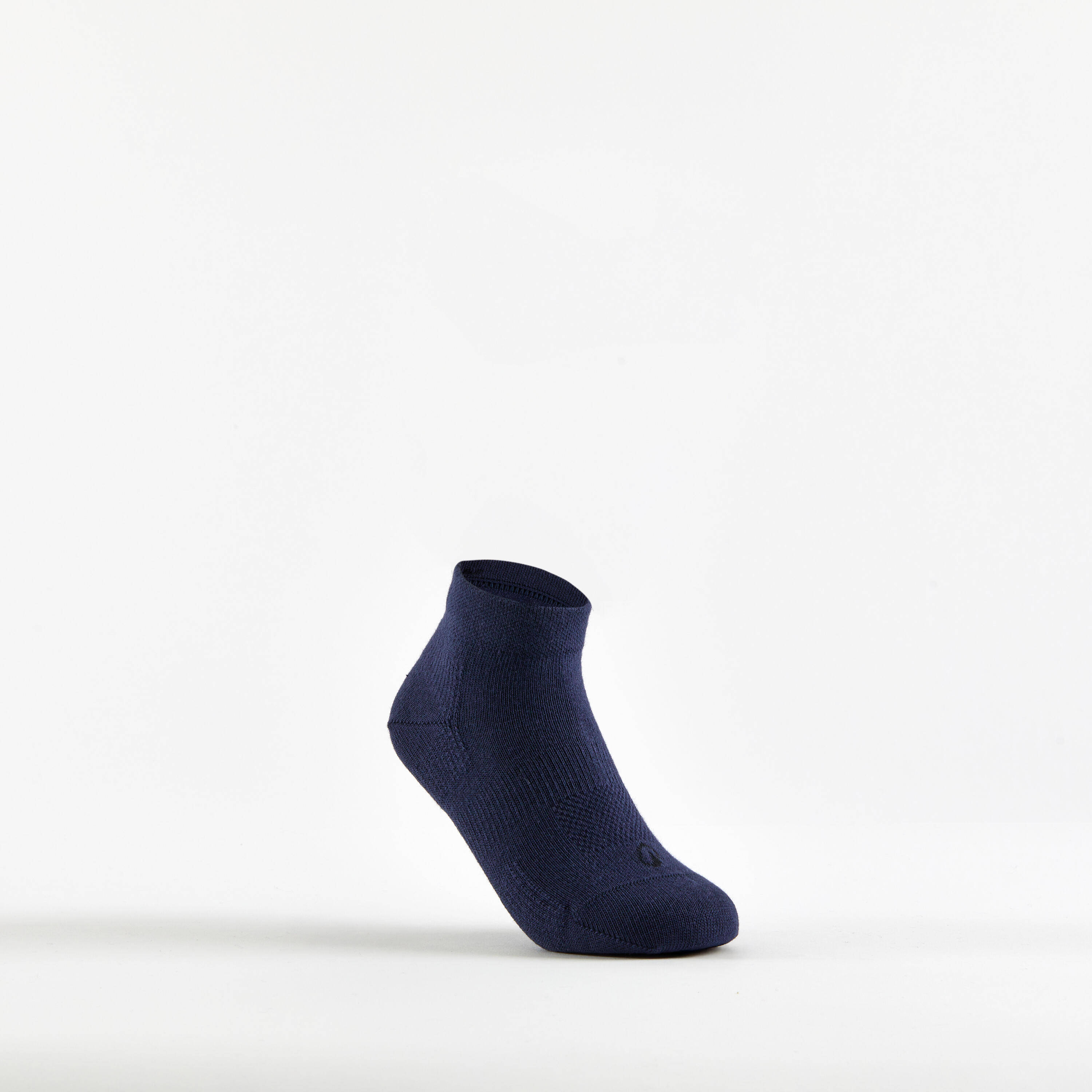 Kids' Mid-High Sports Socks Tri-Pack RS 160 - White/Navy -  3