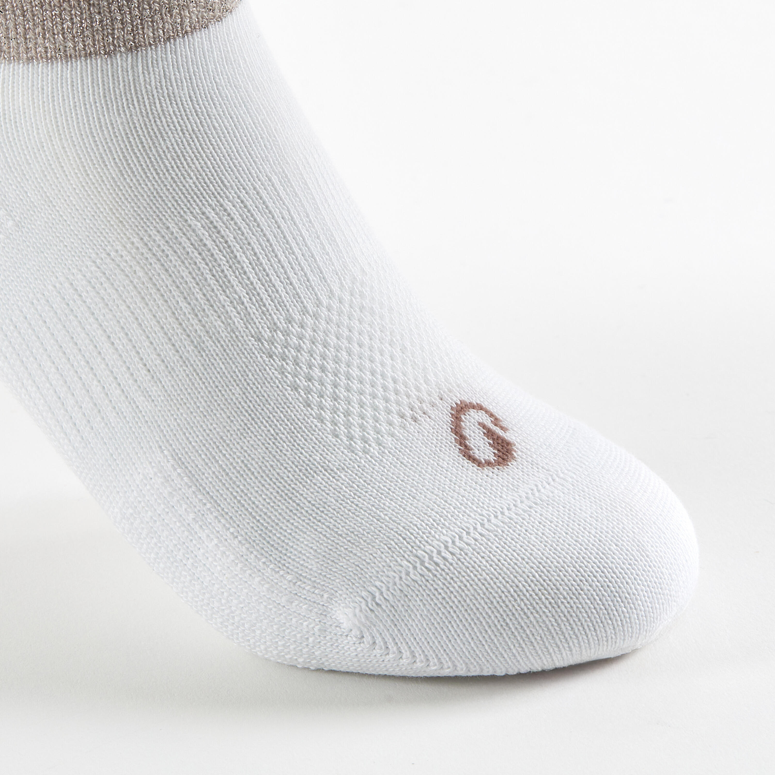 Kids' Low Tennis Socks x3 - RS 160 White - DECATHLON