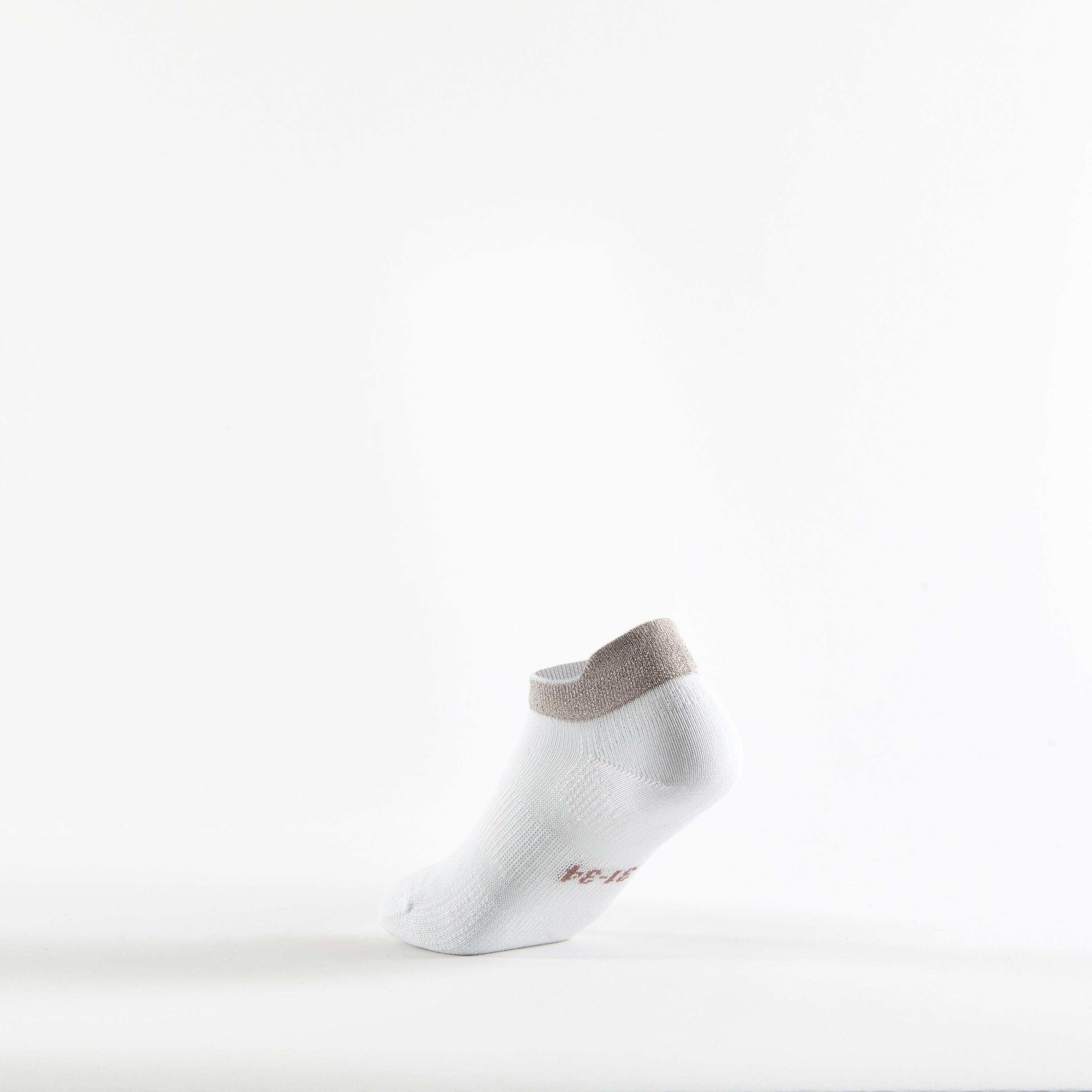 Kids' Low Tennis Socks x3 - RS 160 White 4/5