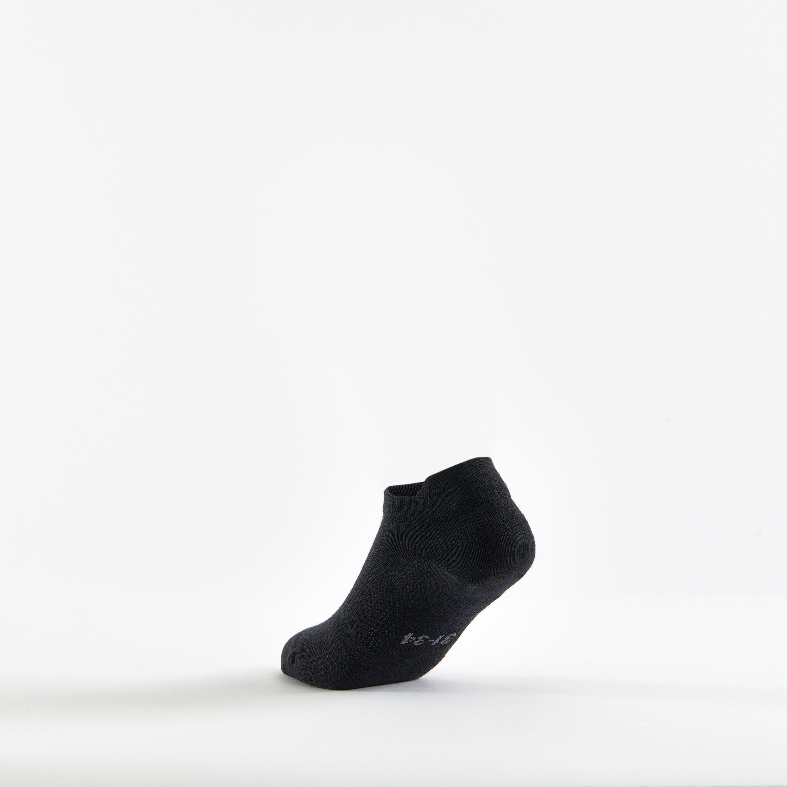 Chaussettes de tennis x3 enfant - RS 160 noir - DECATHLON