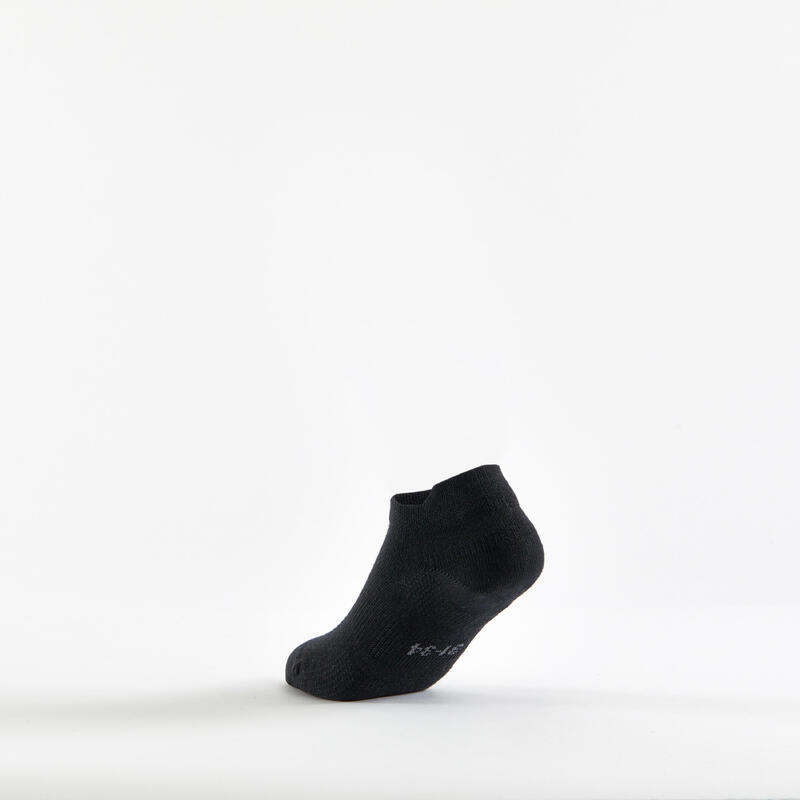 Çocuk Spor Çorabı - Kısa Konçlu - 3 Çift - Siyah/Siyah/Gri - RS 160