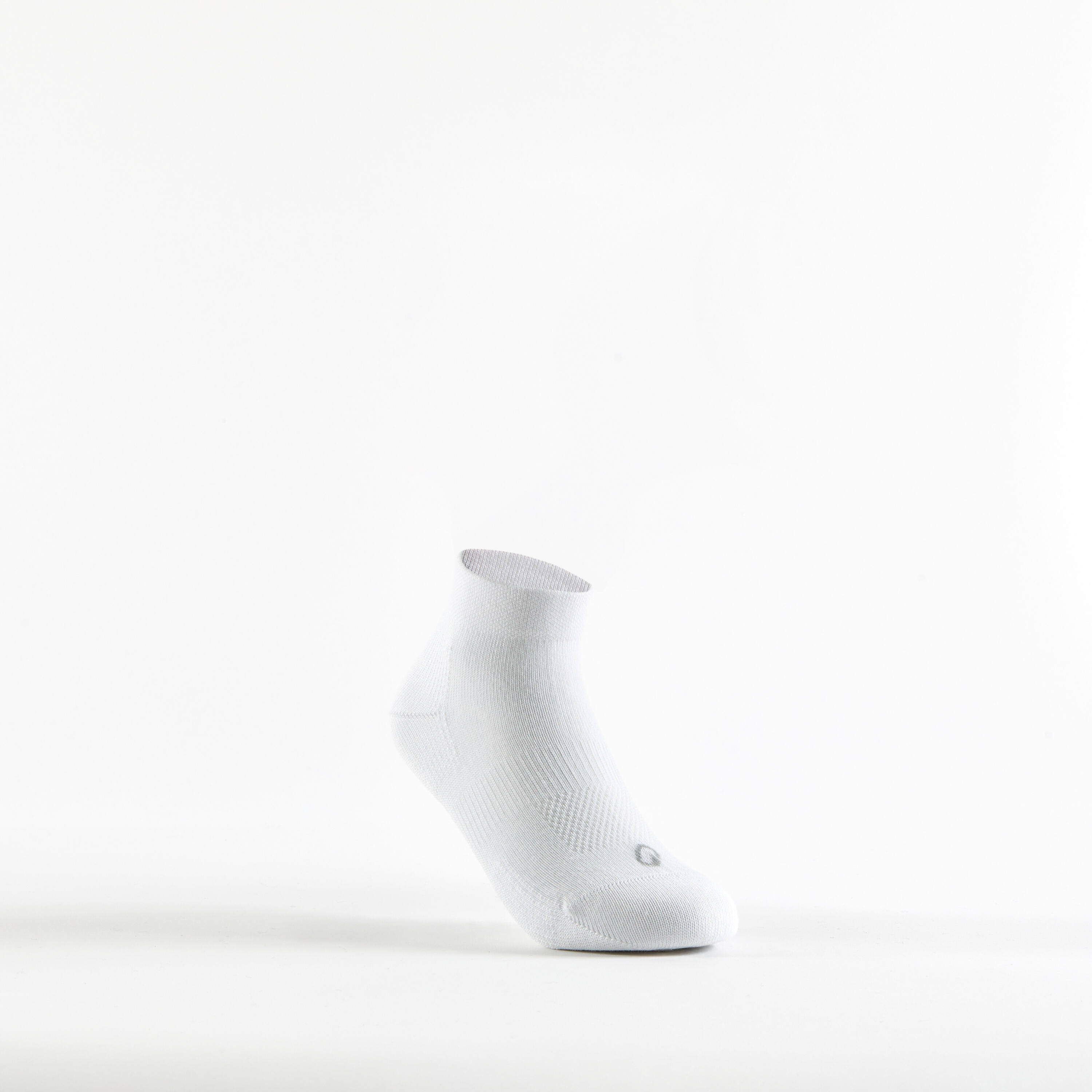 Kids' Mid-High Sports Socks Tri-Pack RS 160 - White/Navy -  2
