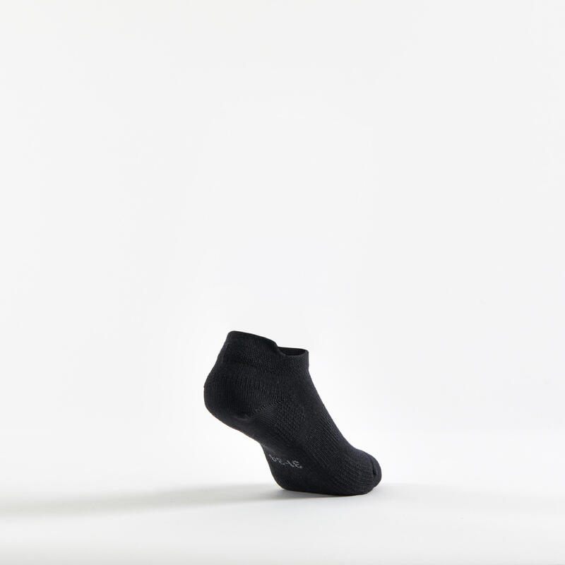 Çocuk Spor Çorabı - Kısa Konçlu - 3 Çift - Siyah/Siyah/Gri - RS 160