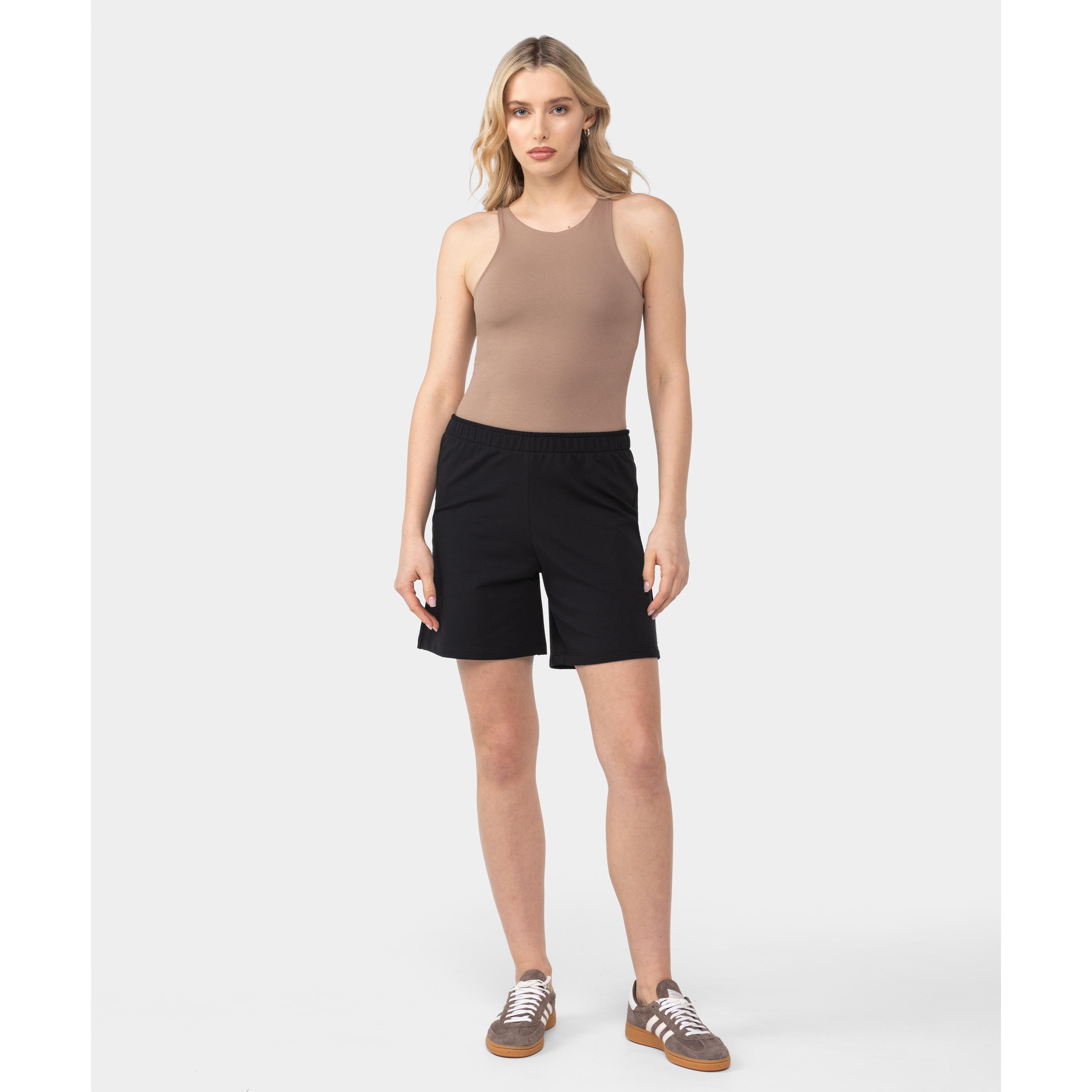 Spodenki dresowe Carpatree Cozy Leisure czarne 3/4