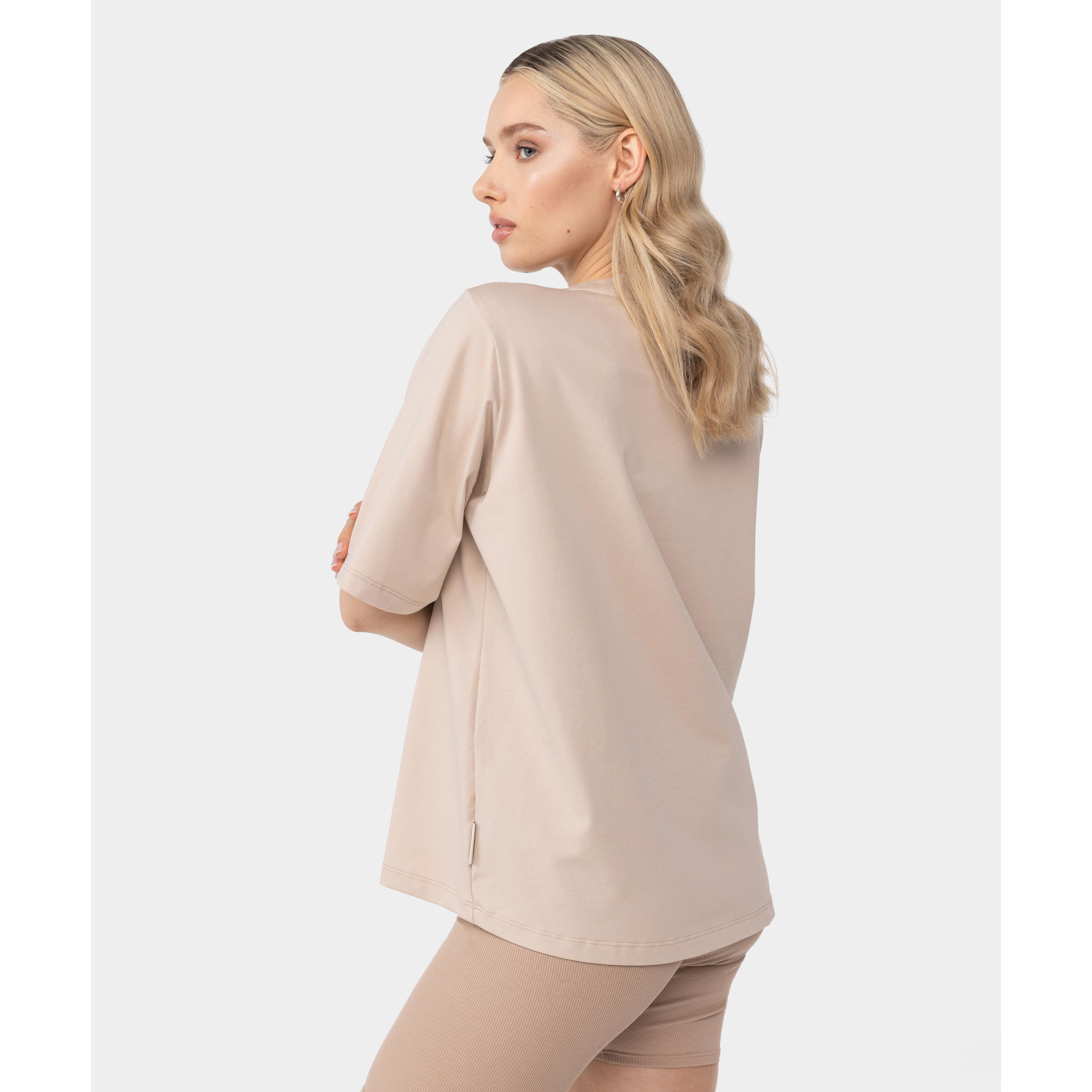 Koszulka Carpatree Cozy Leisure beżowa 2/4