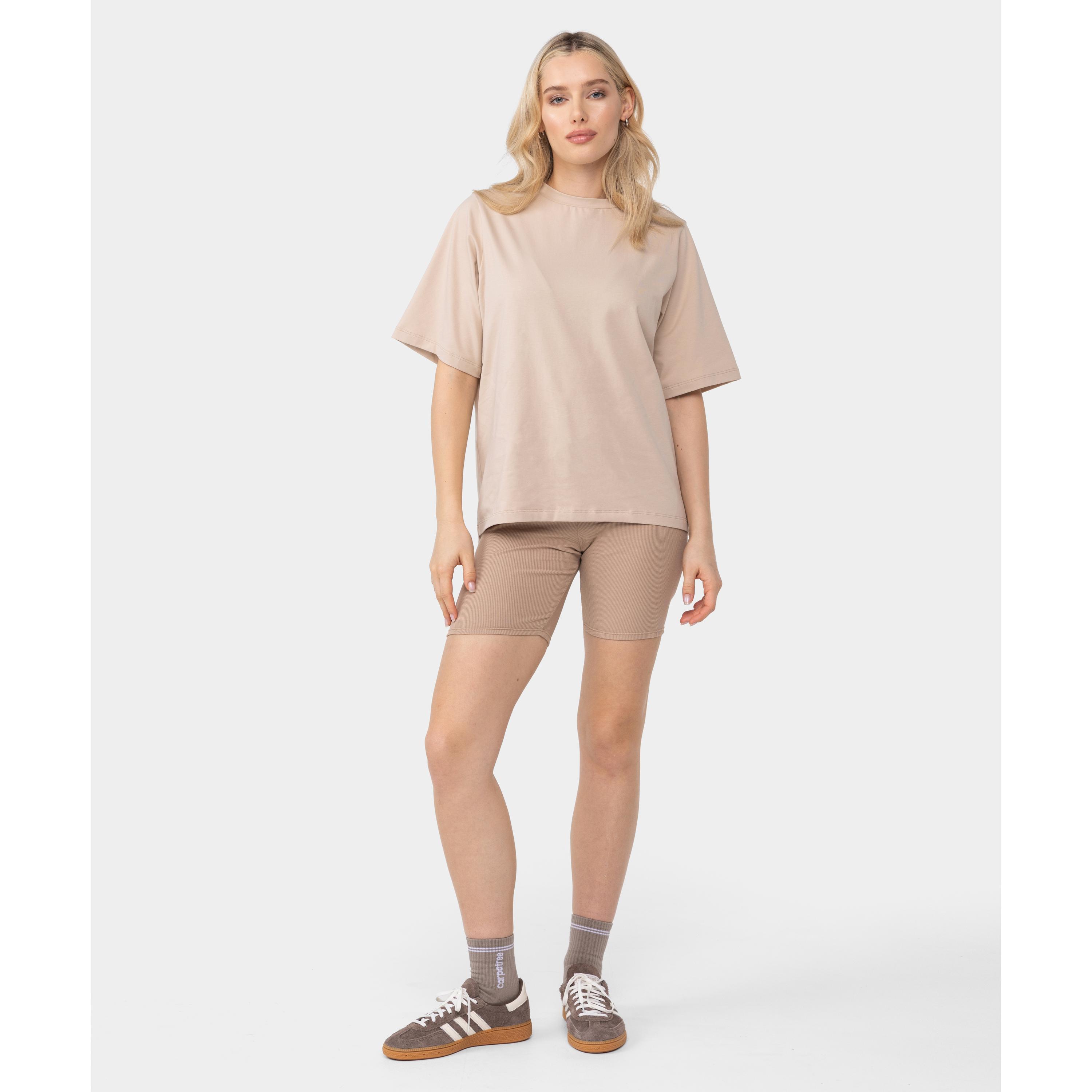 Koszulka Carpatree Cozy Leisure beżowa 3/4