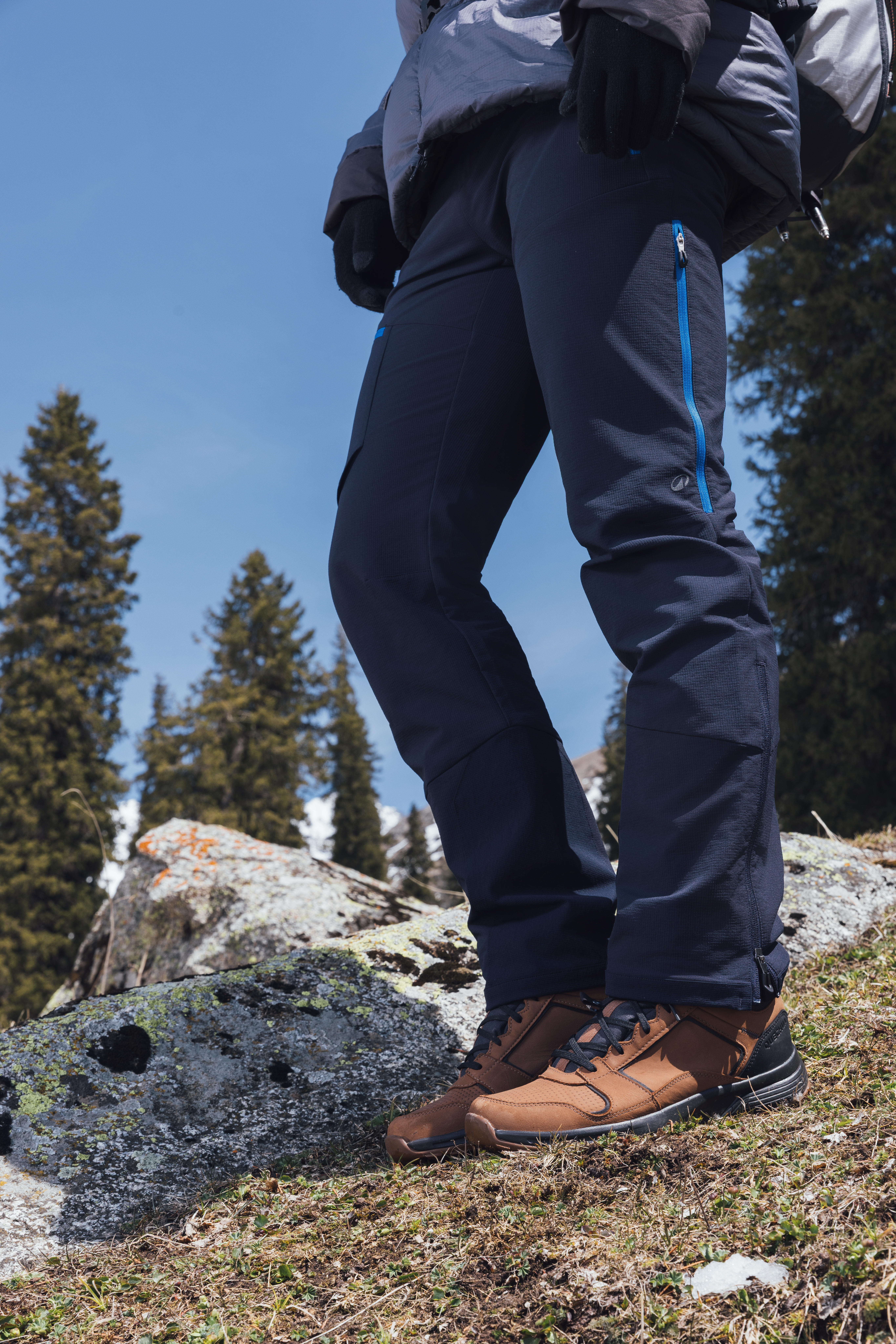 QUECHUA (ケシュア) 登山・ハイキング メンズ ロングパンツ ウォーム