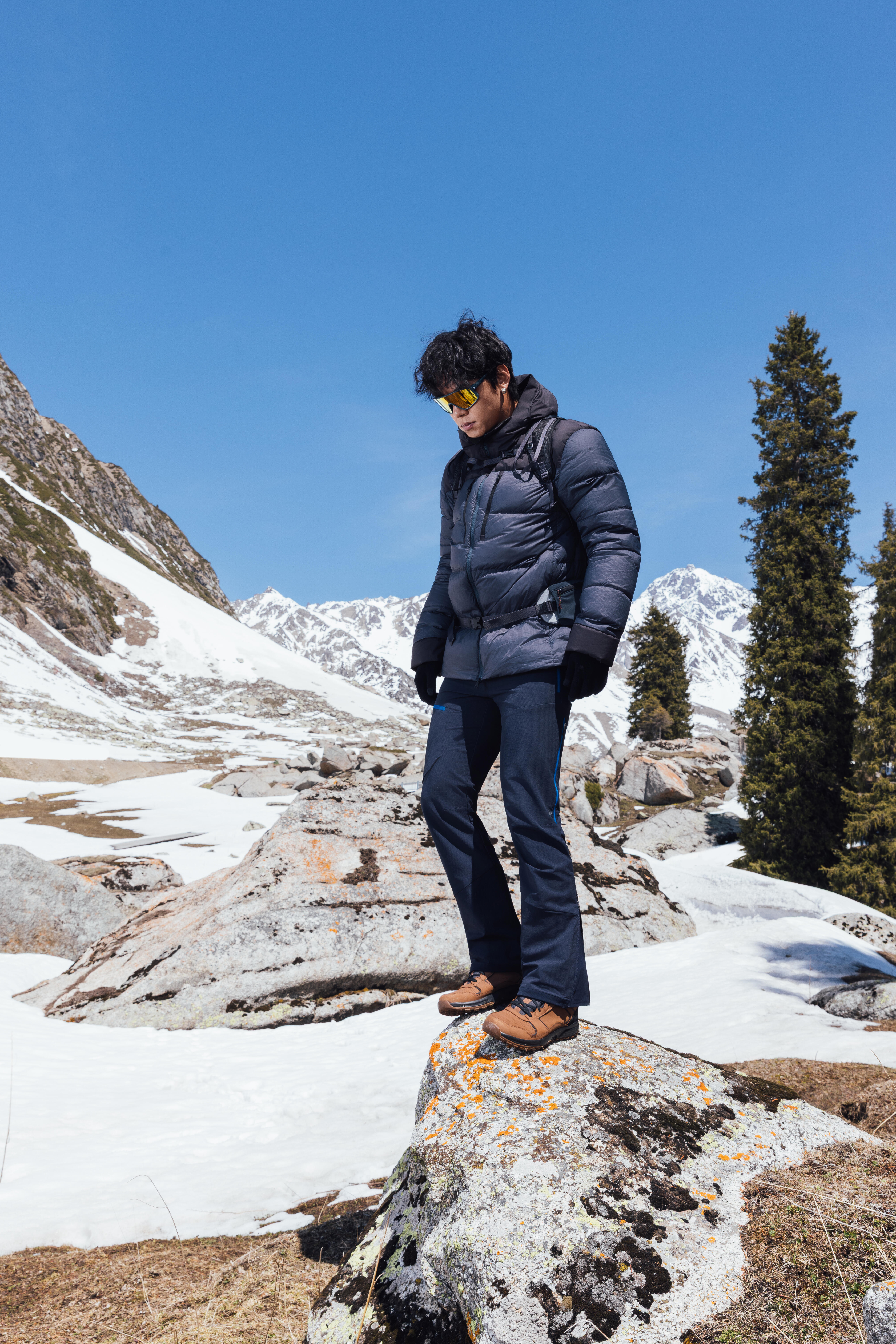 QUECHUA (ケシュア) 登山・ハイキング メンズ ロングパンツ ウォーム