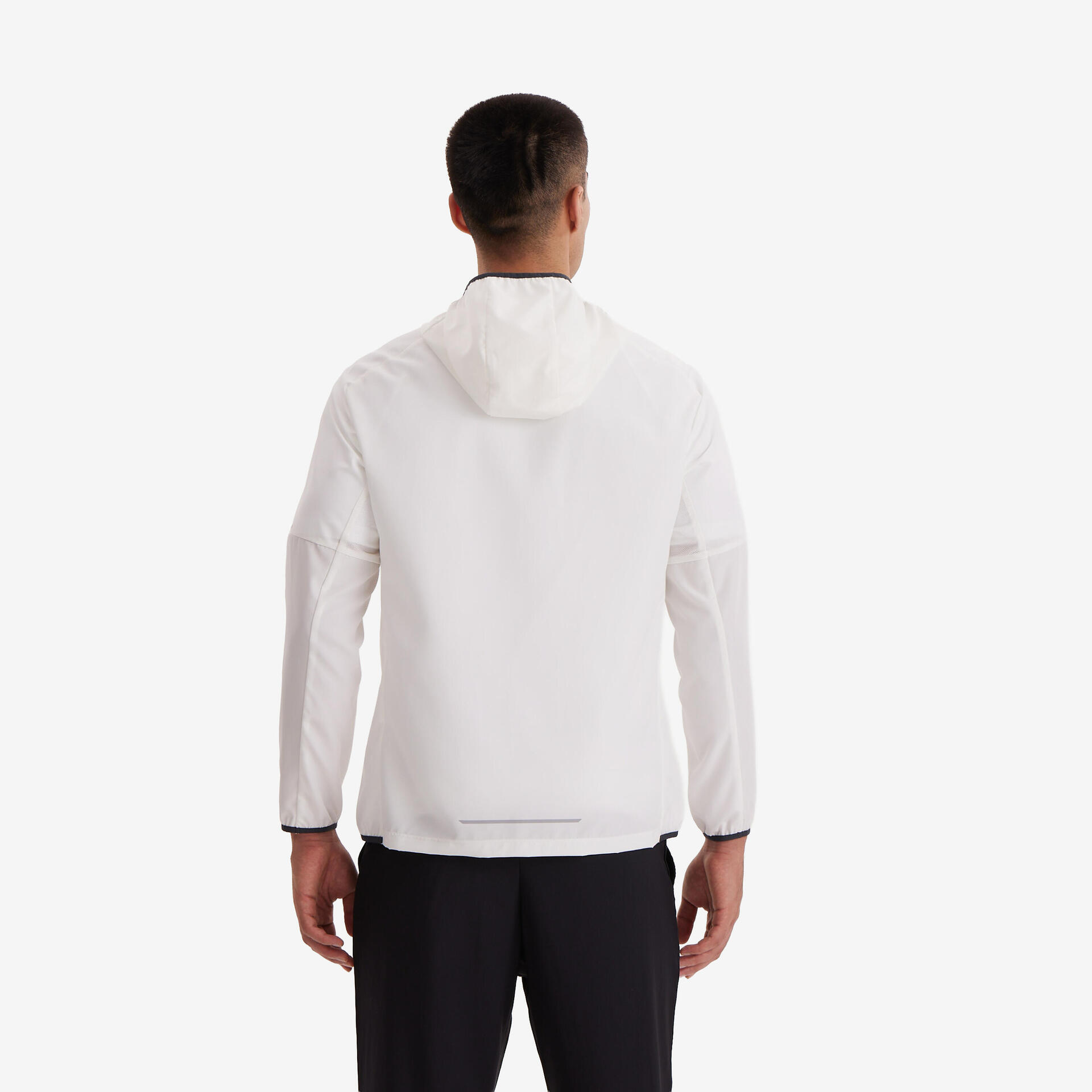 Fda Jacket Jacket wind & sun protect Man, Kiprun WIND 100 white