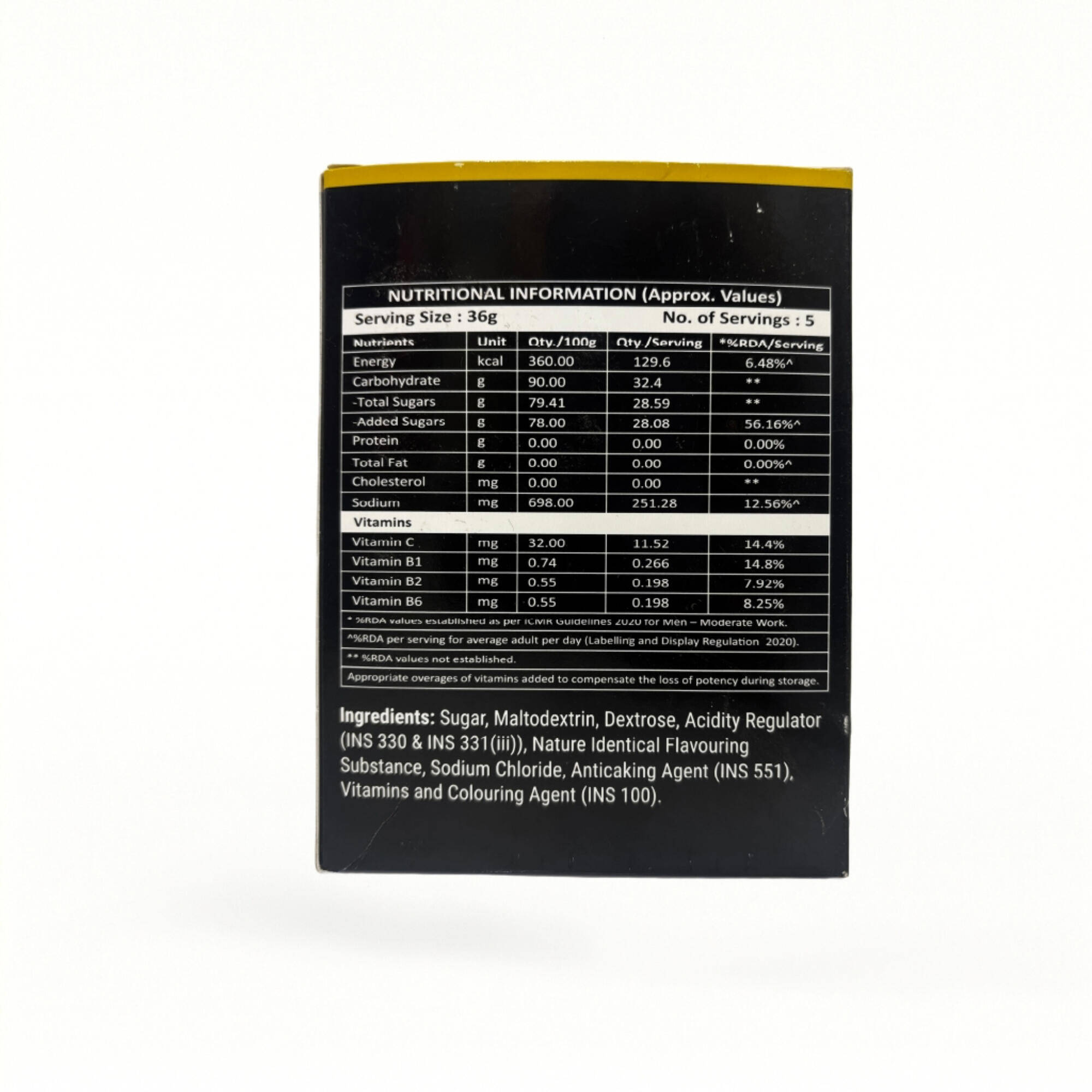 Hydration Powder 500gm - Lemon -  2