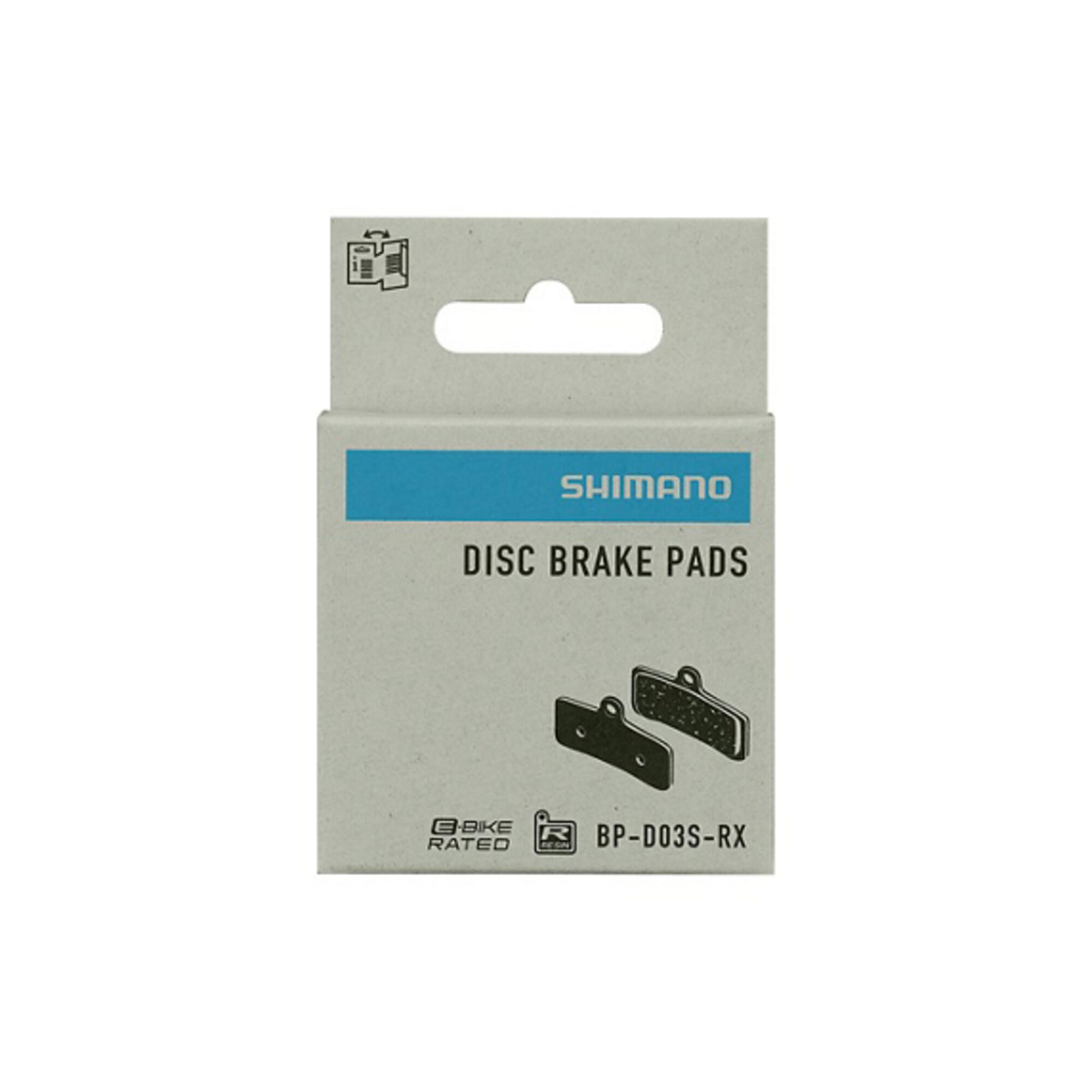 Pastillas de freno Shimano XT, SAINT, ZEE, SLX, Deore 4 pistones resina 2/2