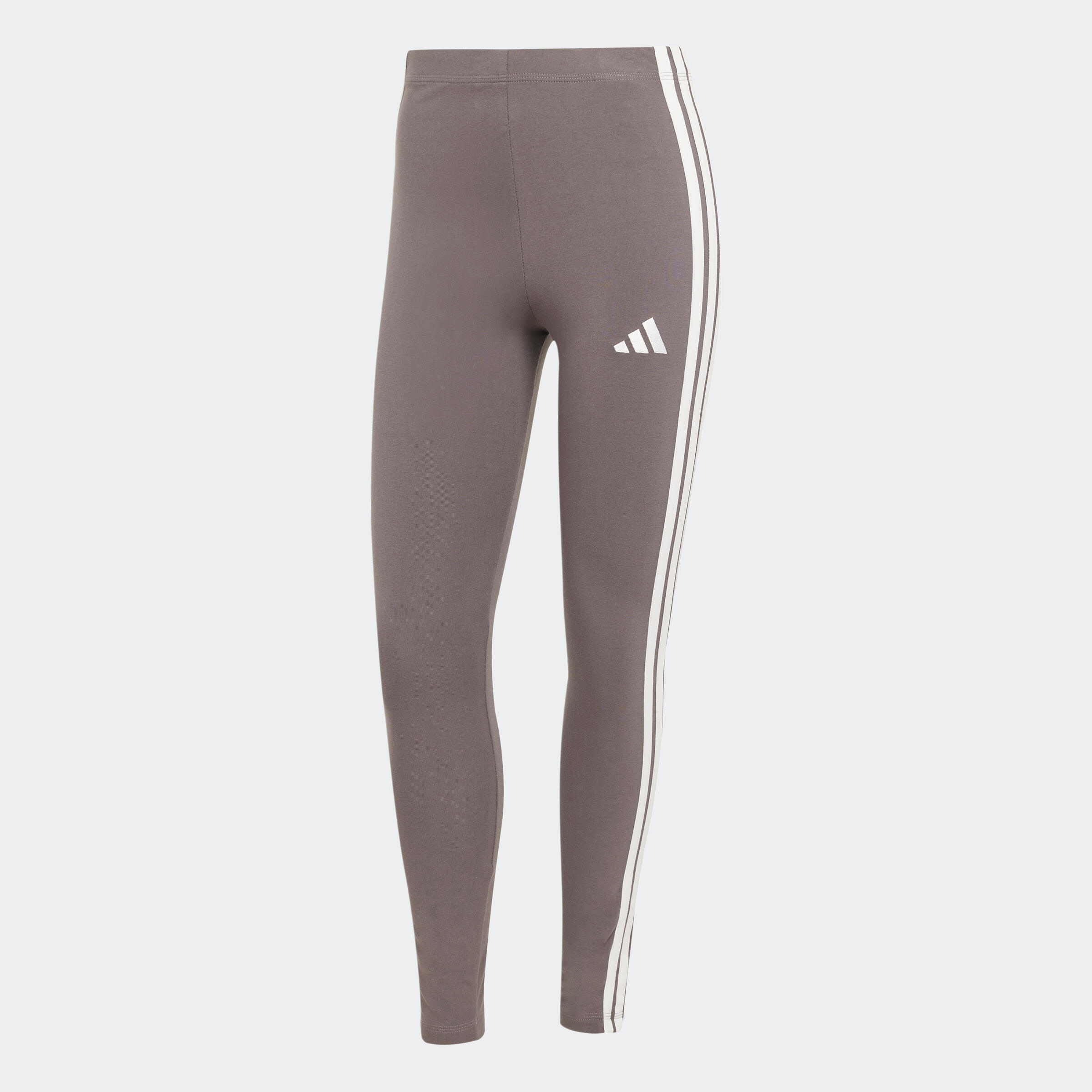 Leggings ADIDAS donna palestra modellanti cotone vita alta grigi 6/6