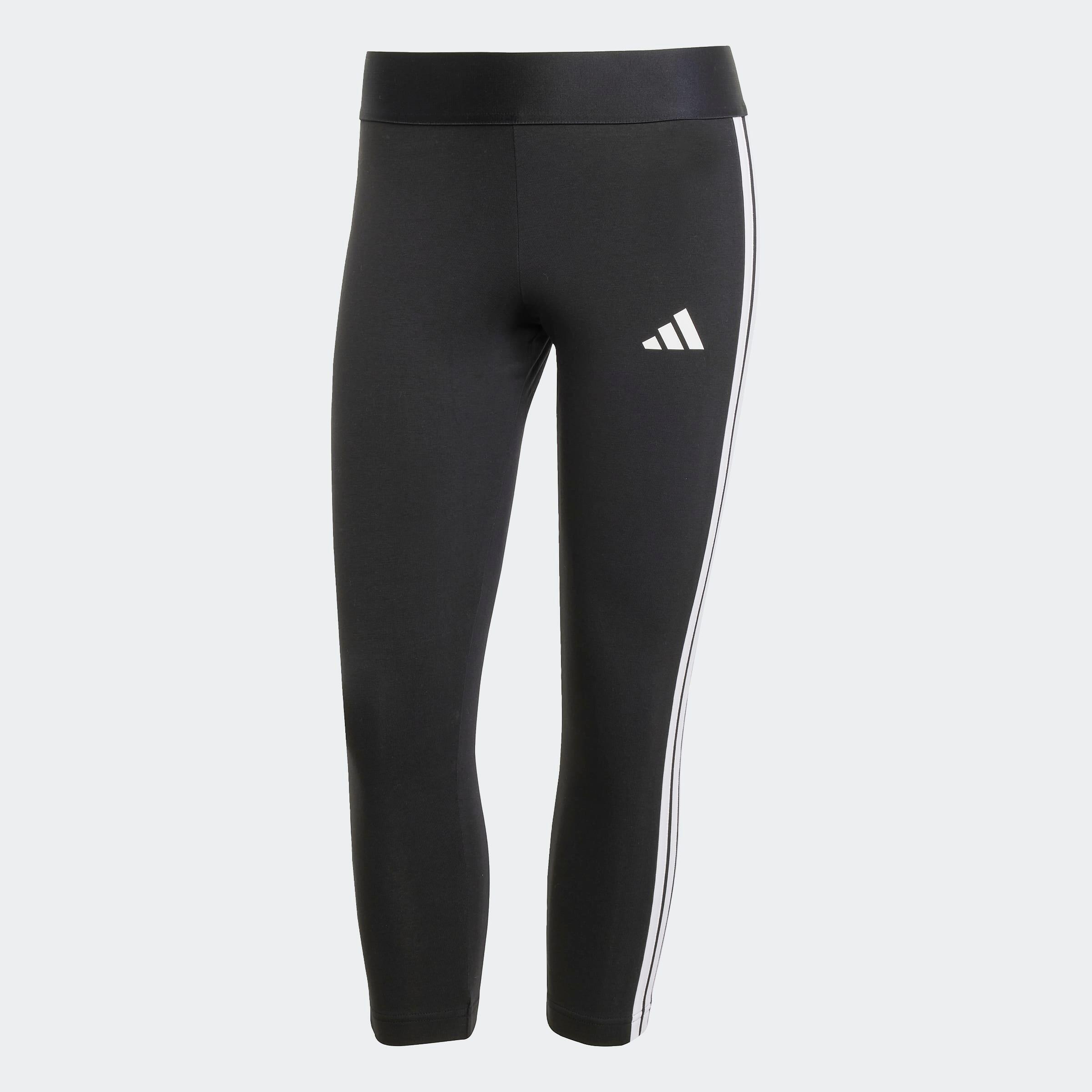 Leggings donna palestra modellanti opachi cotone neri 6/6