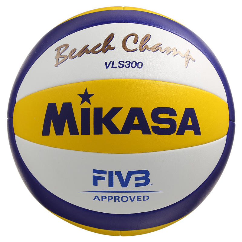 Pallone beach volley MIKASA VLS300 bianco-giallo-azzurro