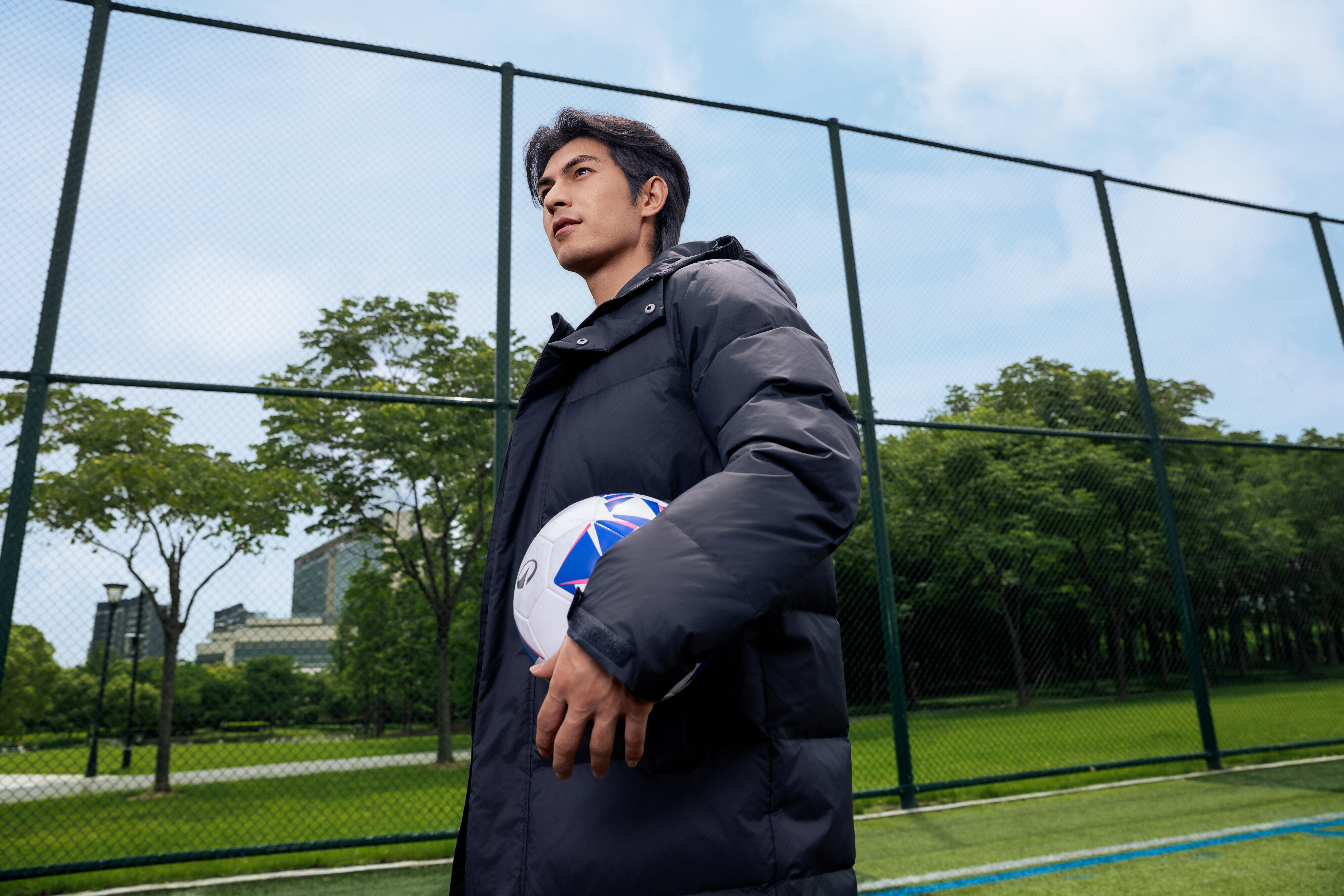 LONG JACKET CN 500 AD - BLACK