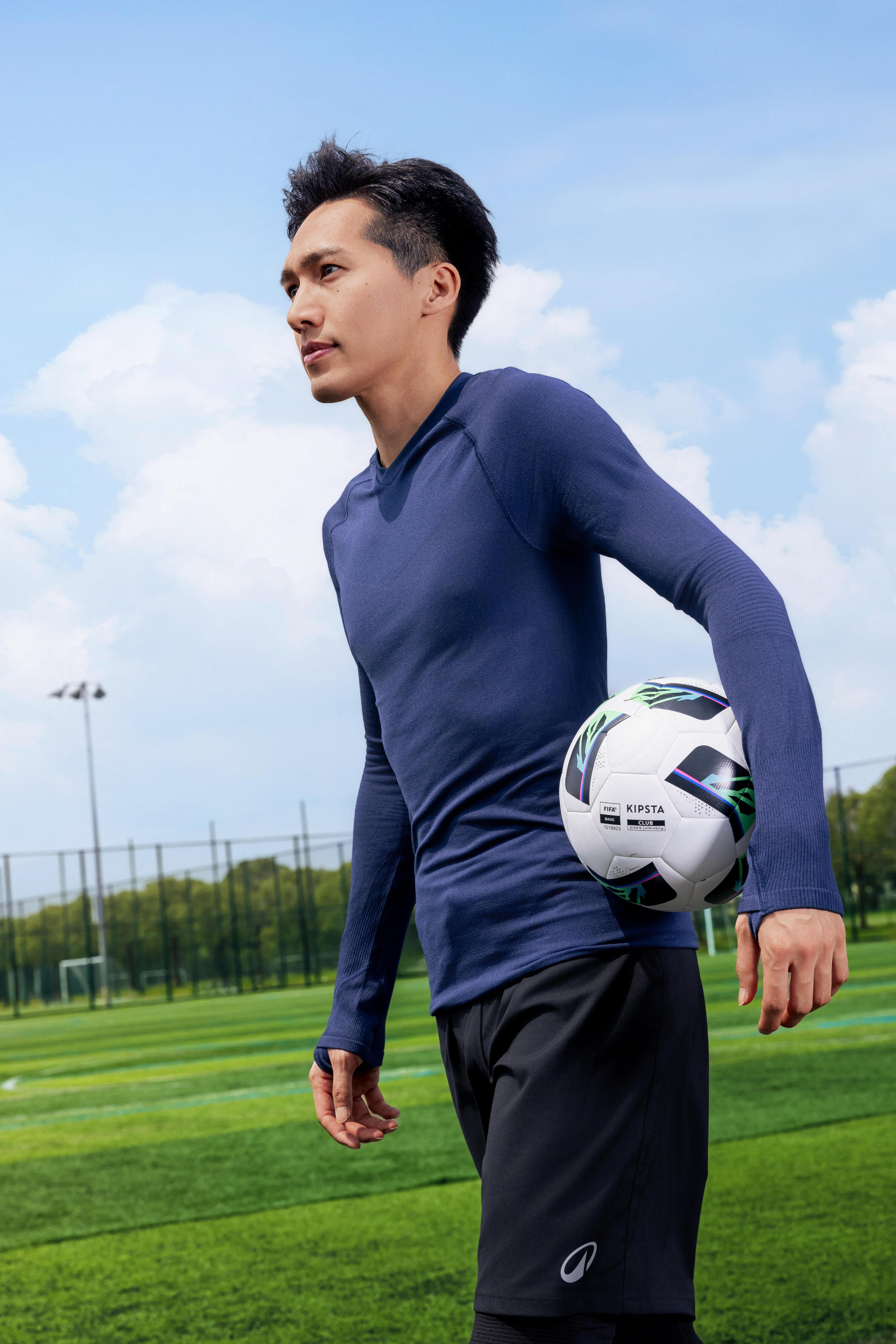 Maglia termica adulto KEEPDRY blu 26/27