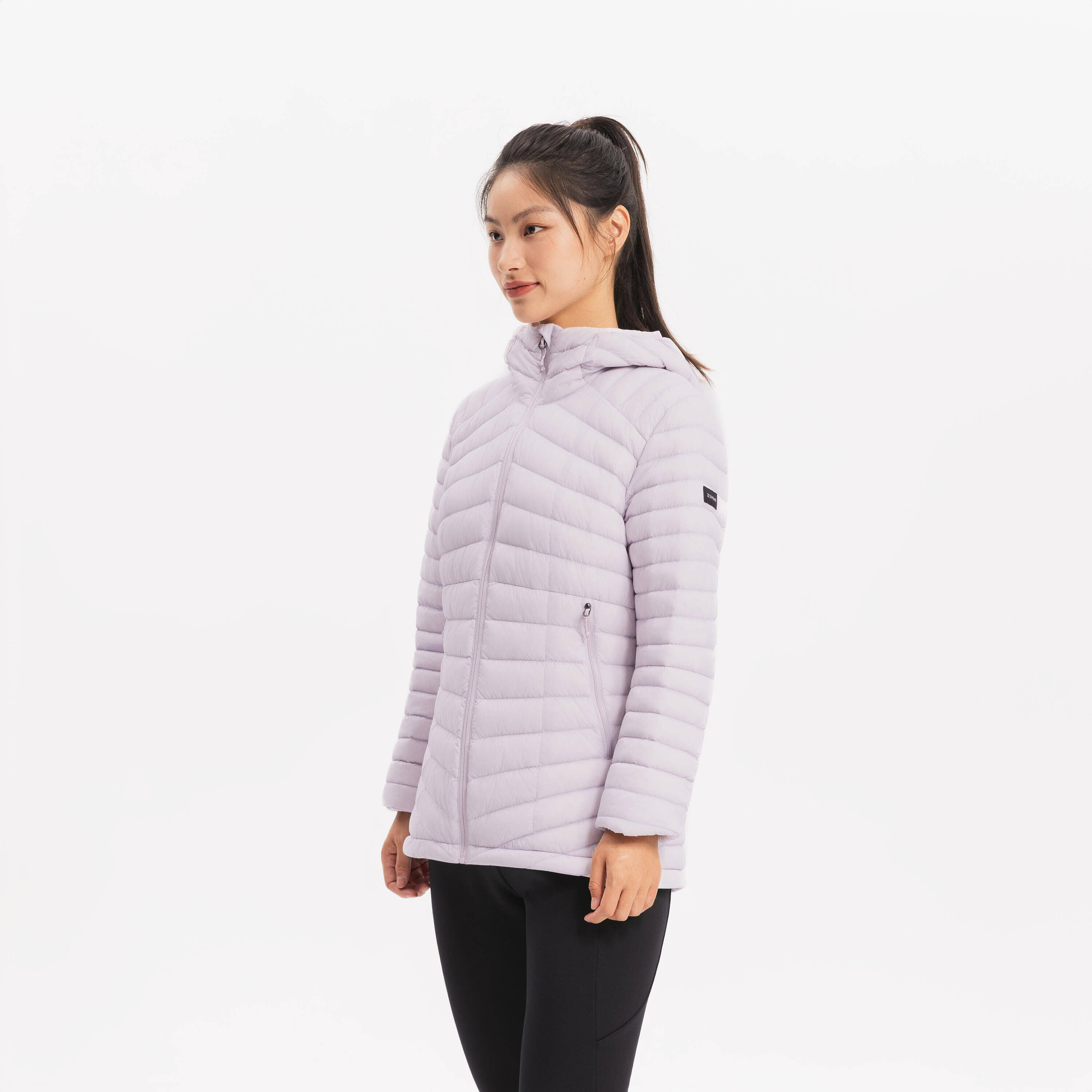 HOODED DOWN JACKET TREK100 -  3