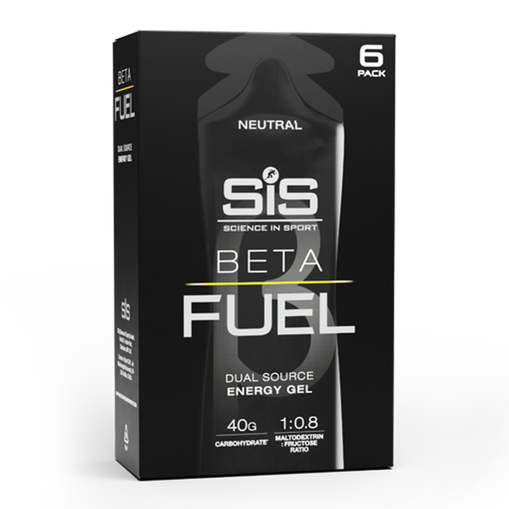 SCIENCE IN SPORT Science In Sport Gel Beta Fuel Neutro x6