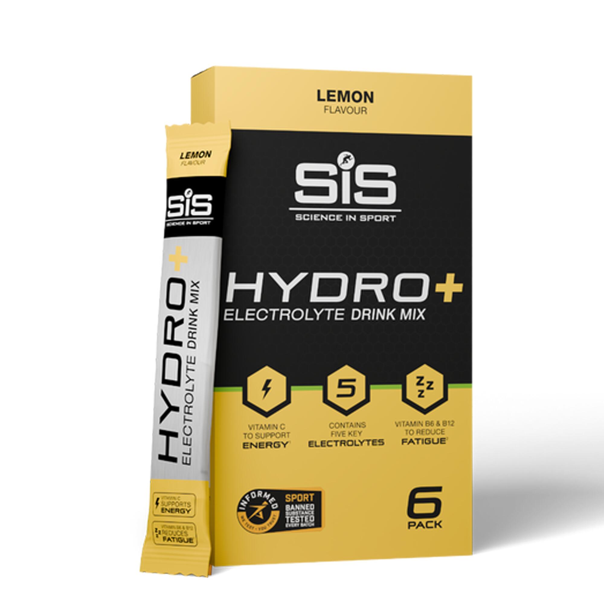 SCIENCE IN SPORT Bebida em Pó Eletrólitos Hydro+ Limão x6