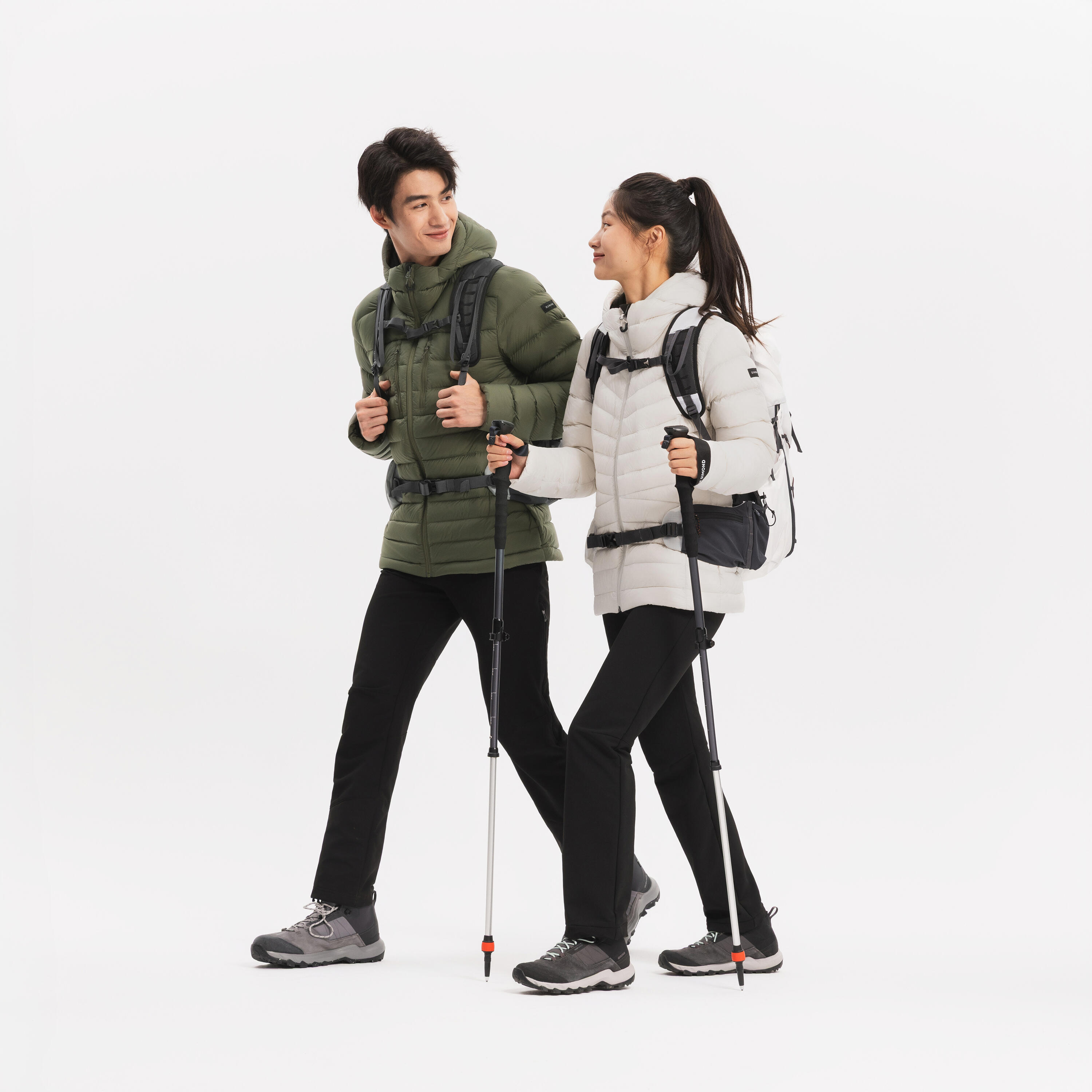 FORCLAZ (フォルクラ) 登山・トレッキング ダウンパーカー CN TREK 500