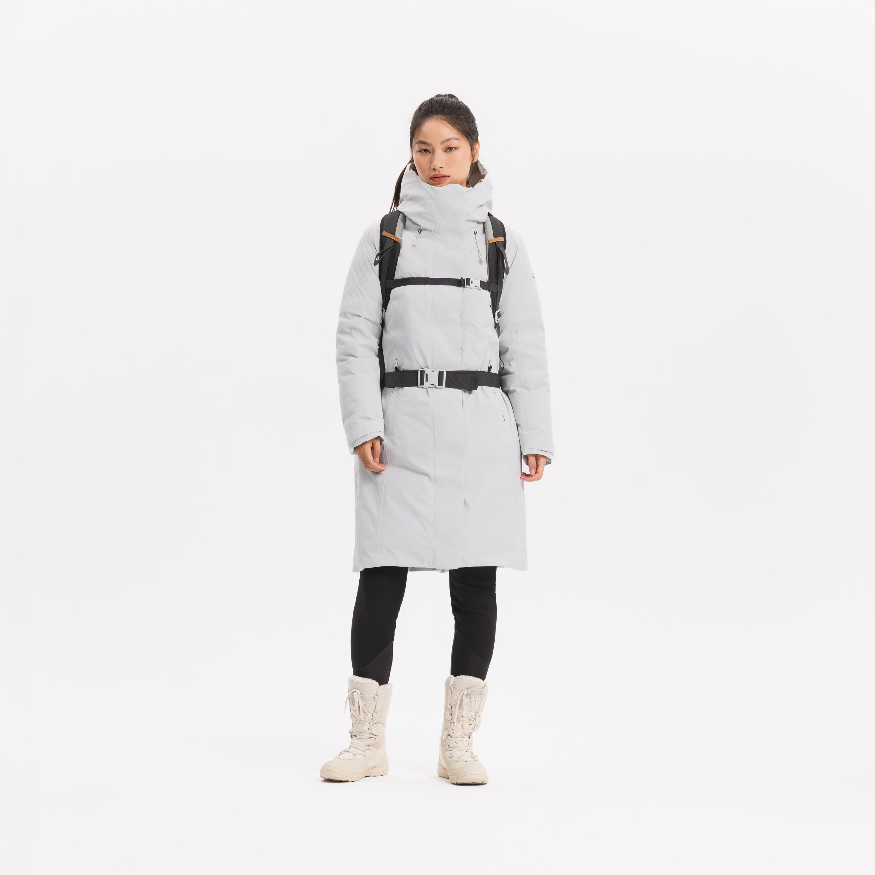 PARKA NH900 LIGHT WOMEN BEIGE