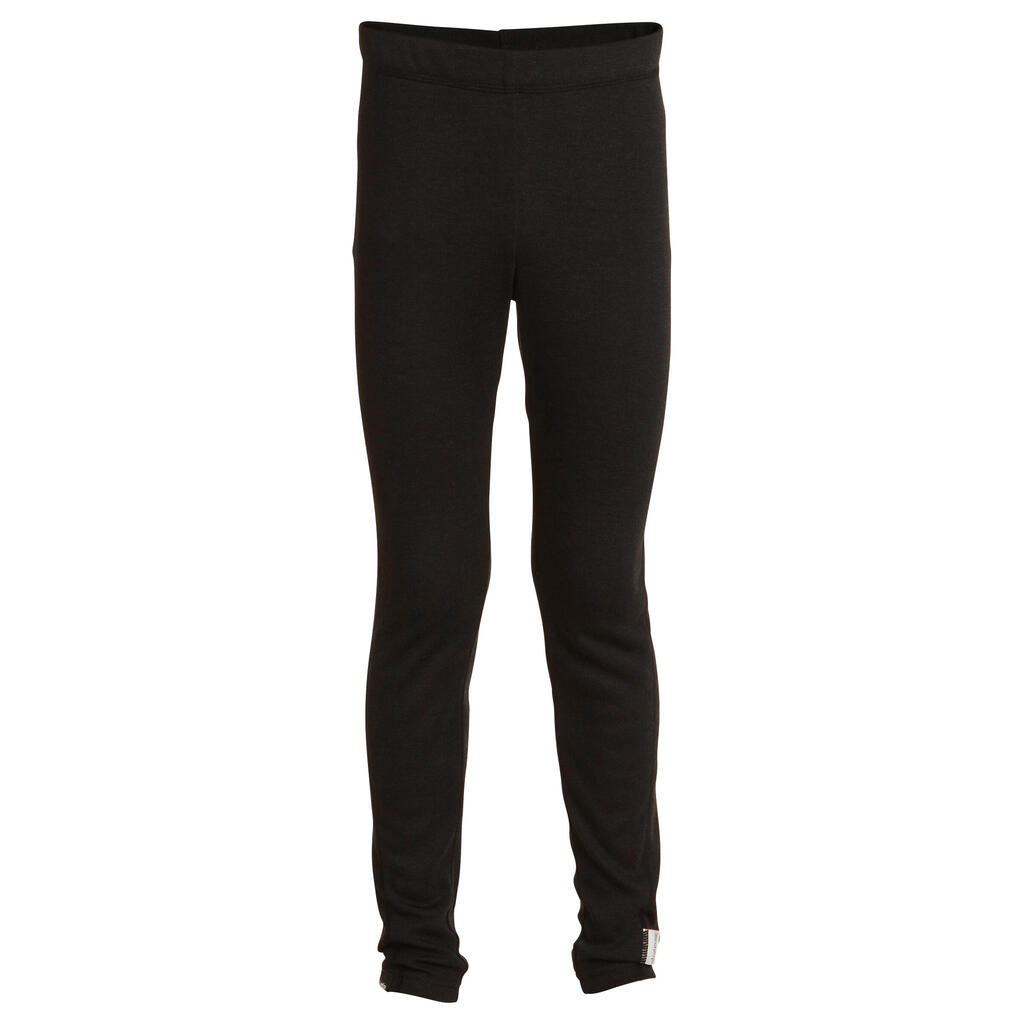 Skiunterhose Simple Warm Kinder schwarz/rosa