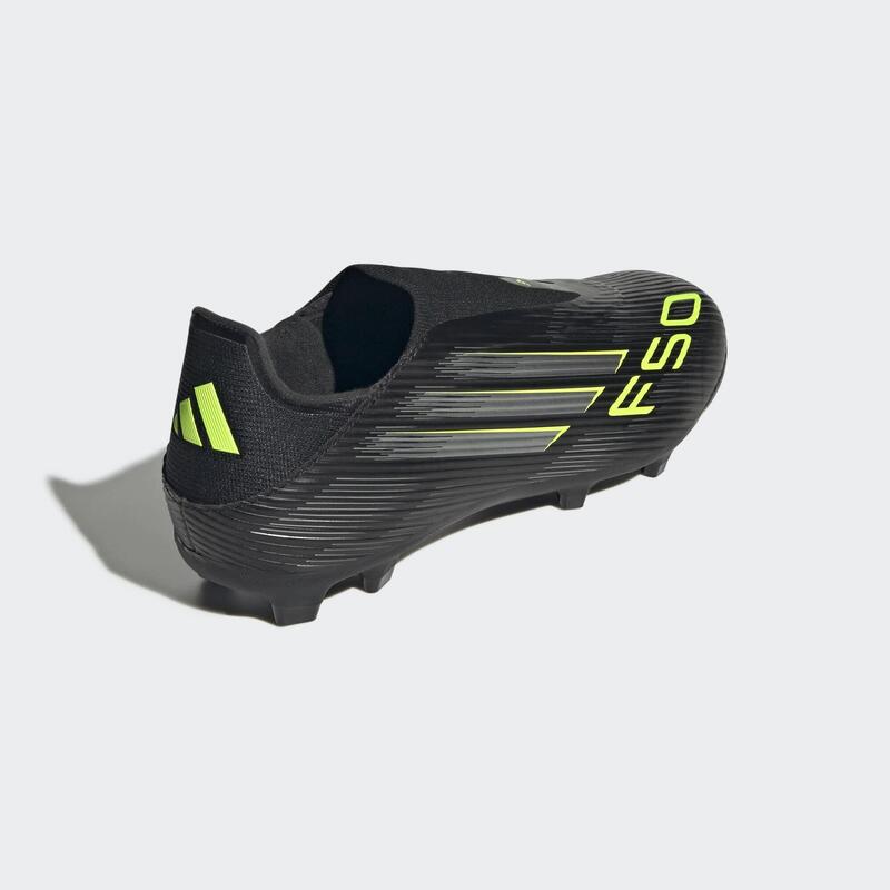 Ghete F50 League Laceless FG/MG Negru Adulți