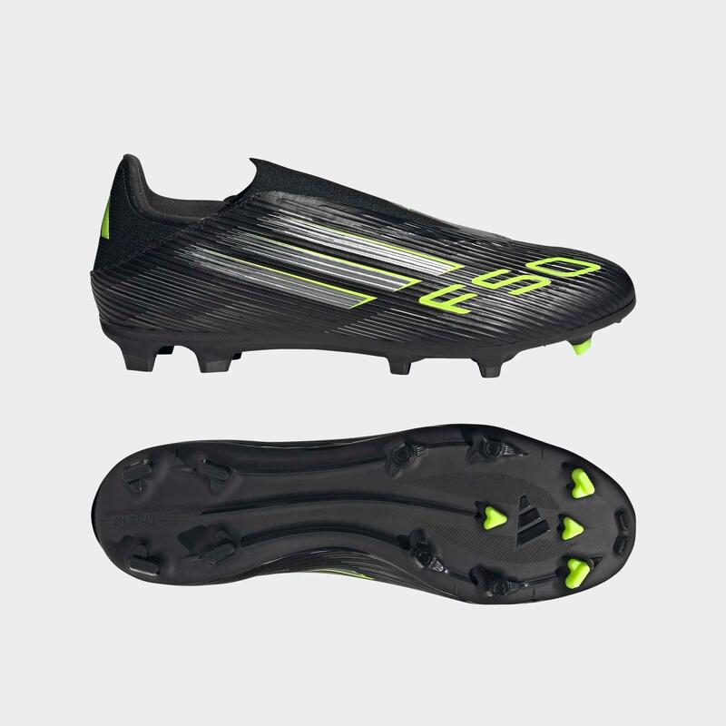 Ghete F50 League Laceless FG/MG Negru Adulți