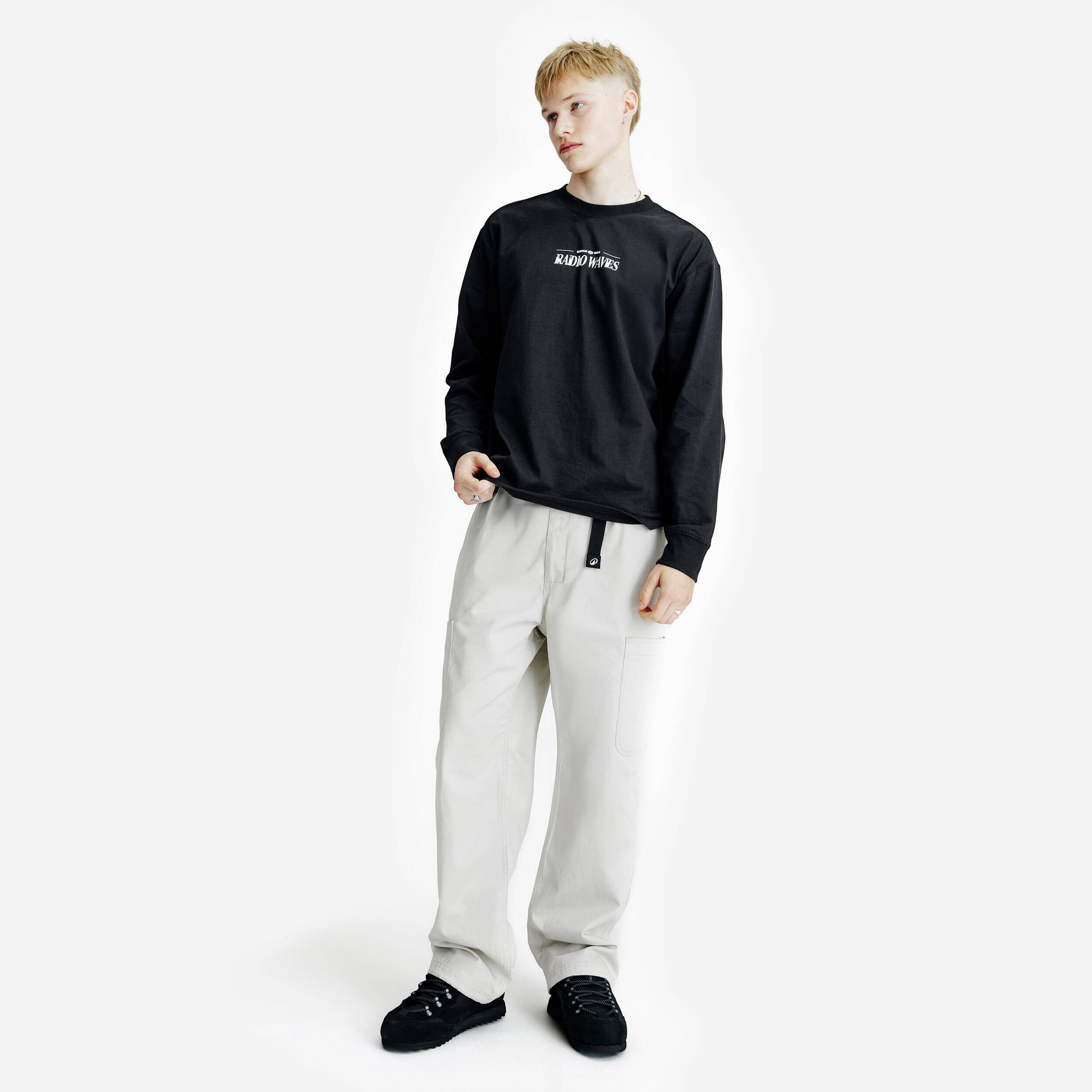 Men's Long-Sleeved Graphic T-Shirt Lifetech Black -  2