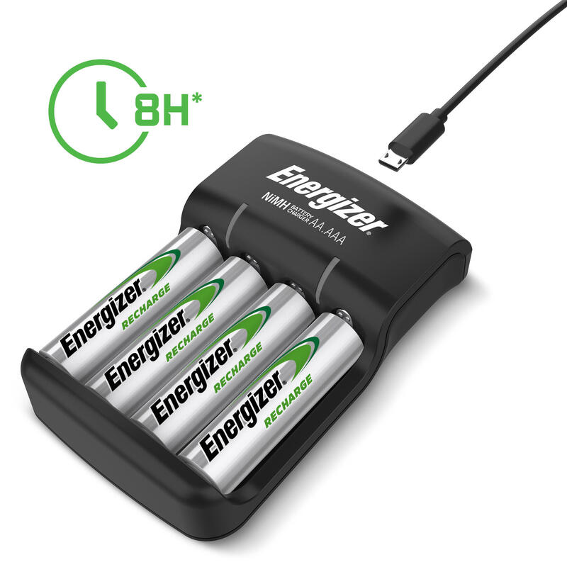 Nabíječka baterií Energizer NiMH USB 4 AA/AAA + 4 baterky AA/HR06