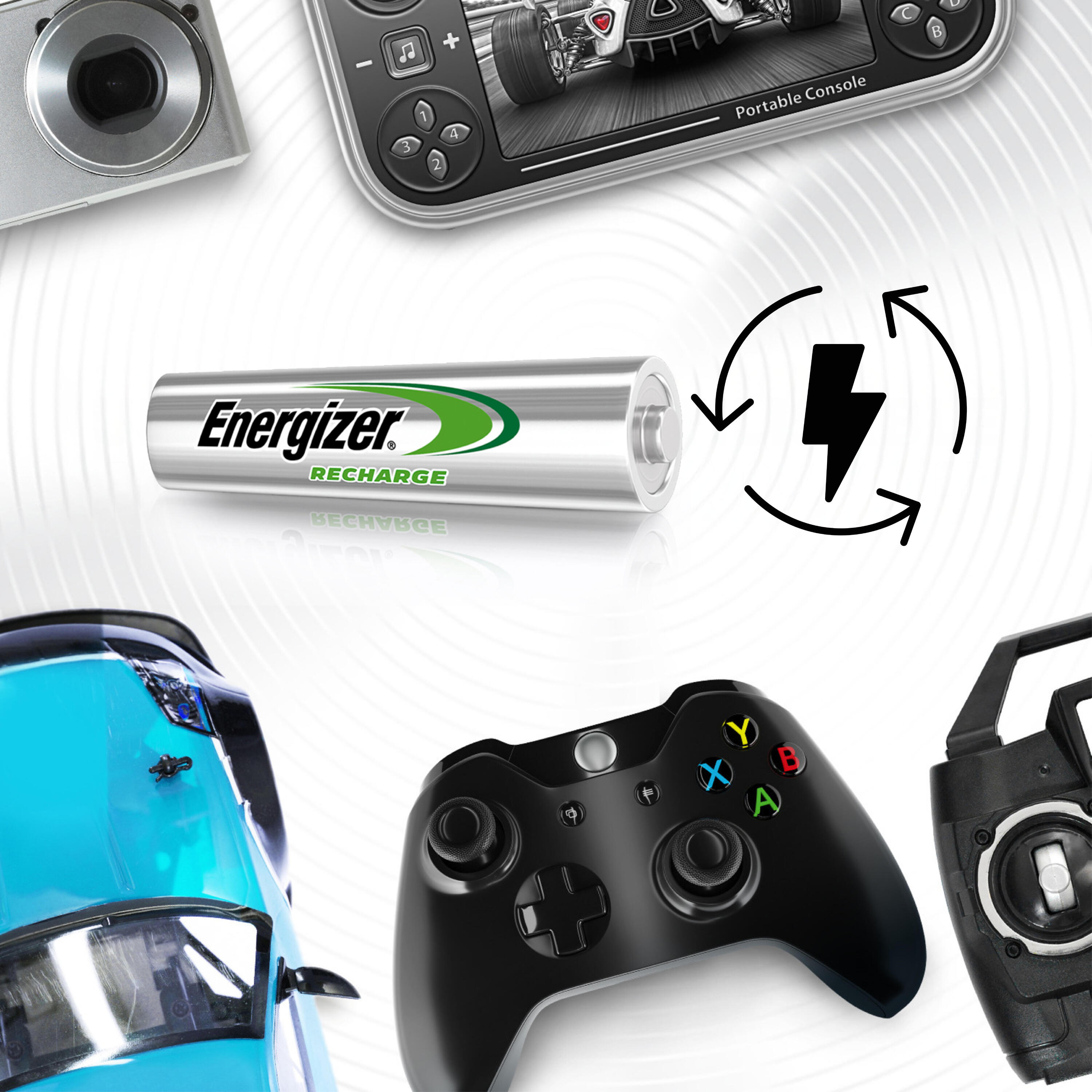 Piles rechargeables Energizer 4 AA/HR6 2000mAh 5/8