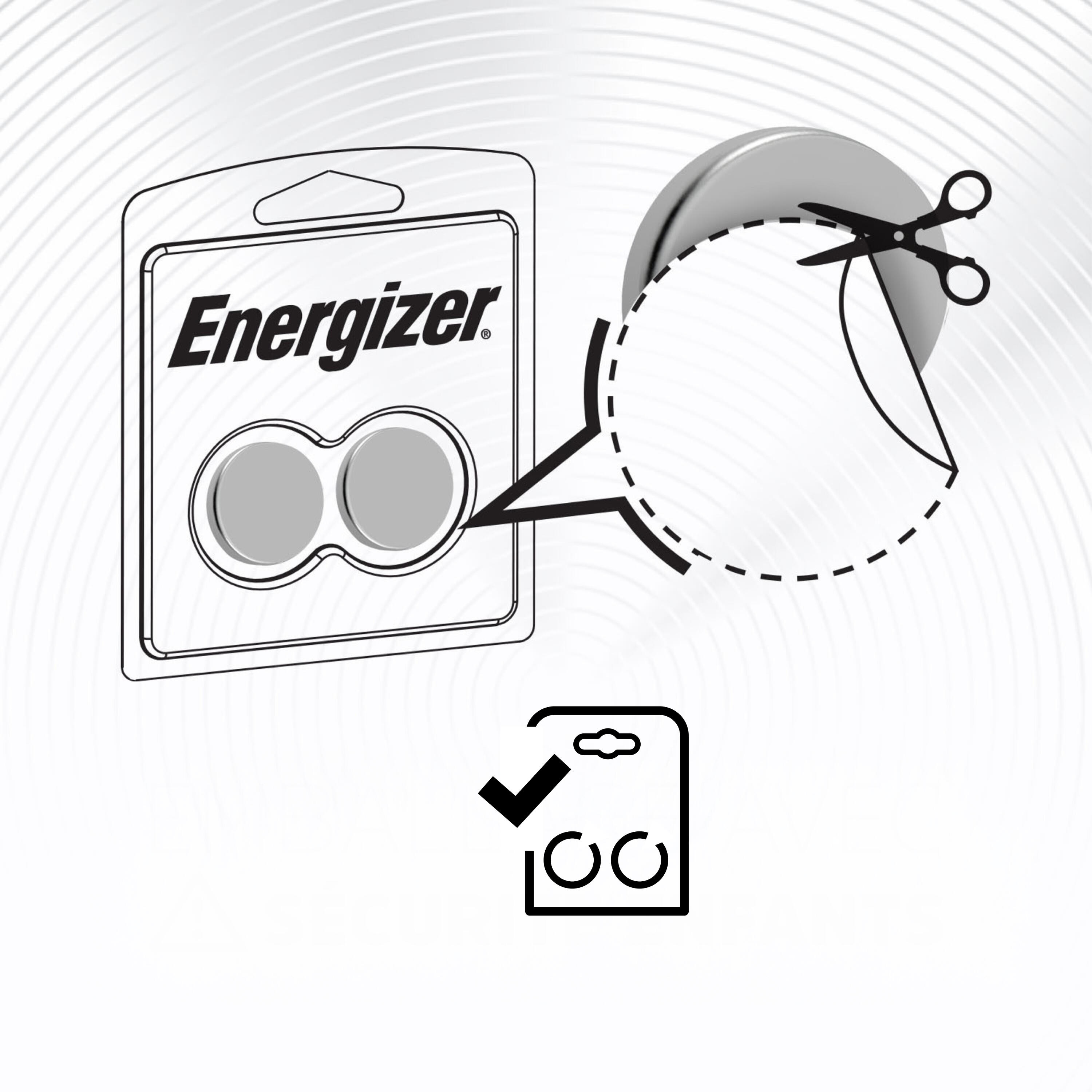 PILES (X2) LITHIUM CR2032 ENERGIZER POUR COMPTEUR VÉLO 6/7