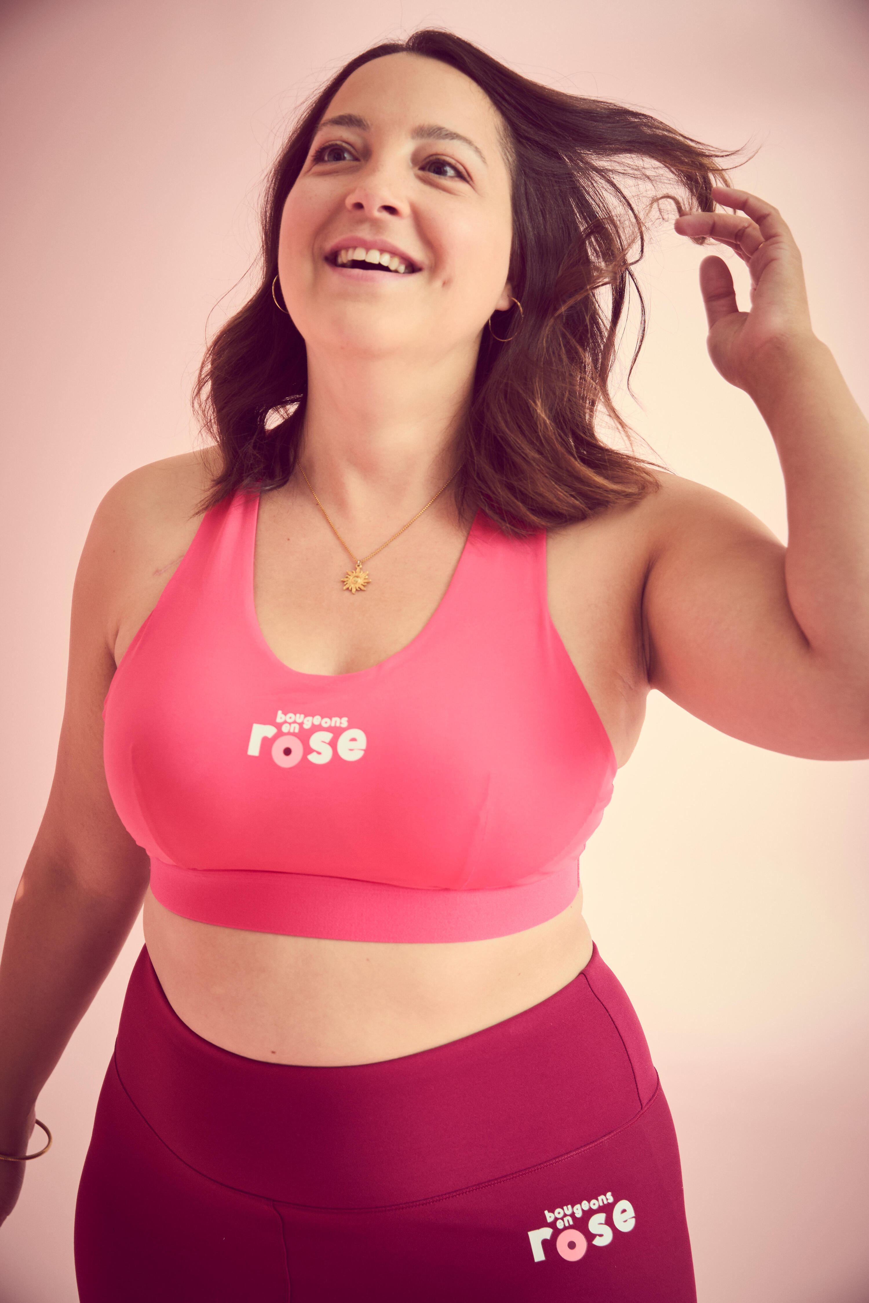 Seconde vie - Brassière dos nageur avec coques femme, édition limitée "Bougeo... 6/9