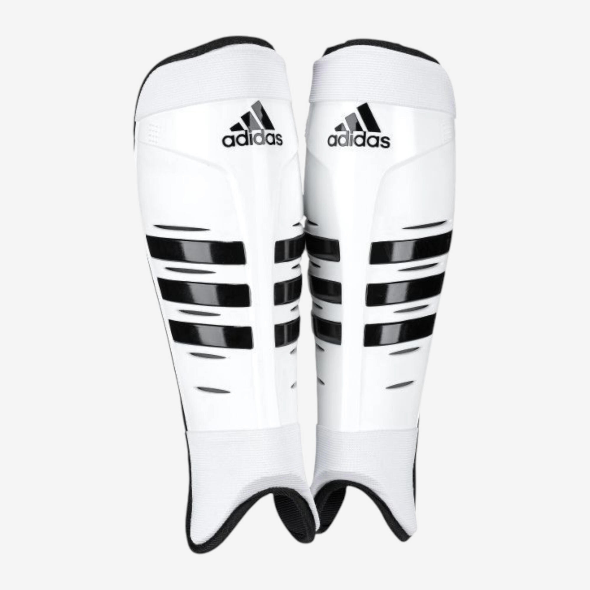 Schienbeinschoner Grashockey Erwachsene - Adidas SG Weiss 5/7