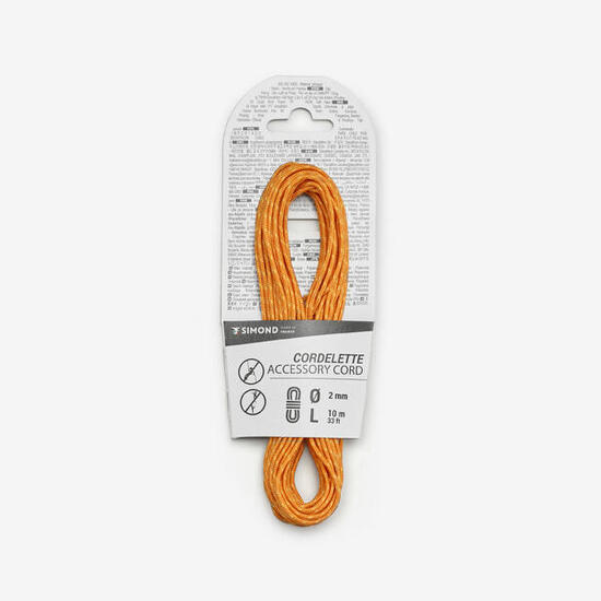 Cordino arrampicata/alpinismo 2mm x 10m azzurro